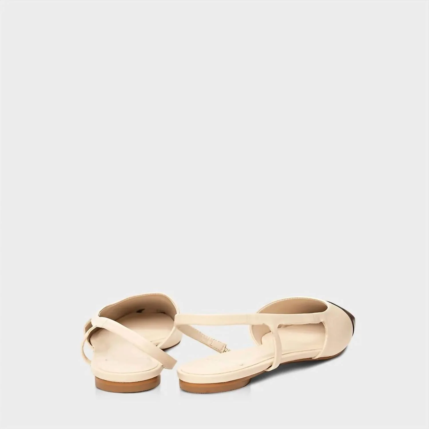 Women's Elena Sling Back Flats In Off White - Image 2