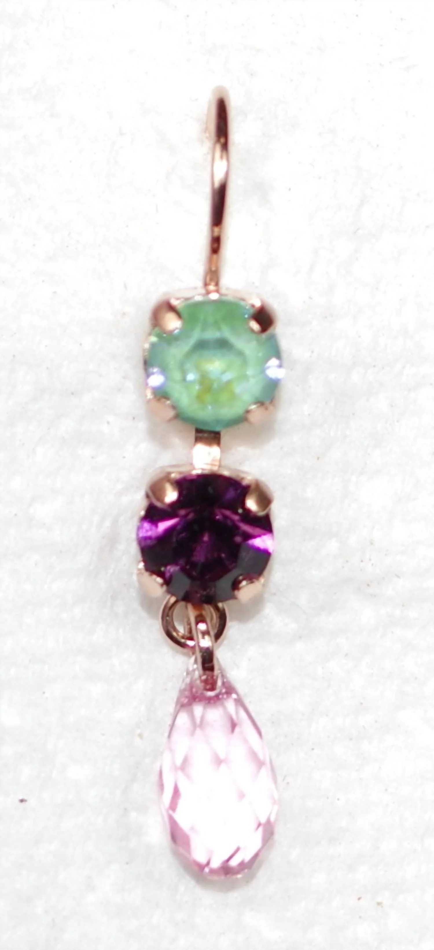 Women's Enchanted Earrings In Pink/ Purple/ Green