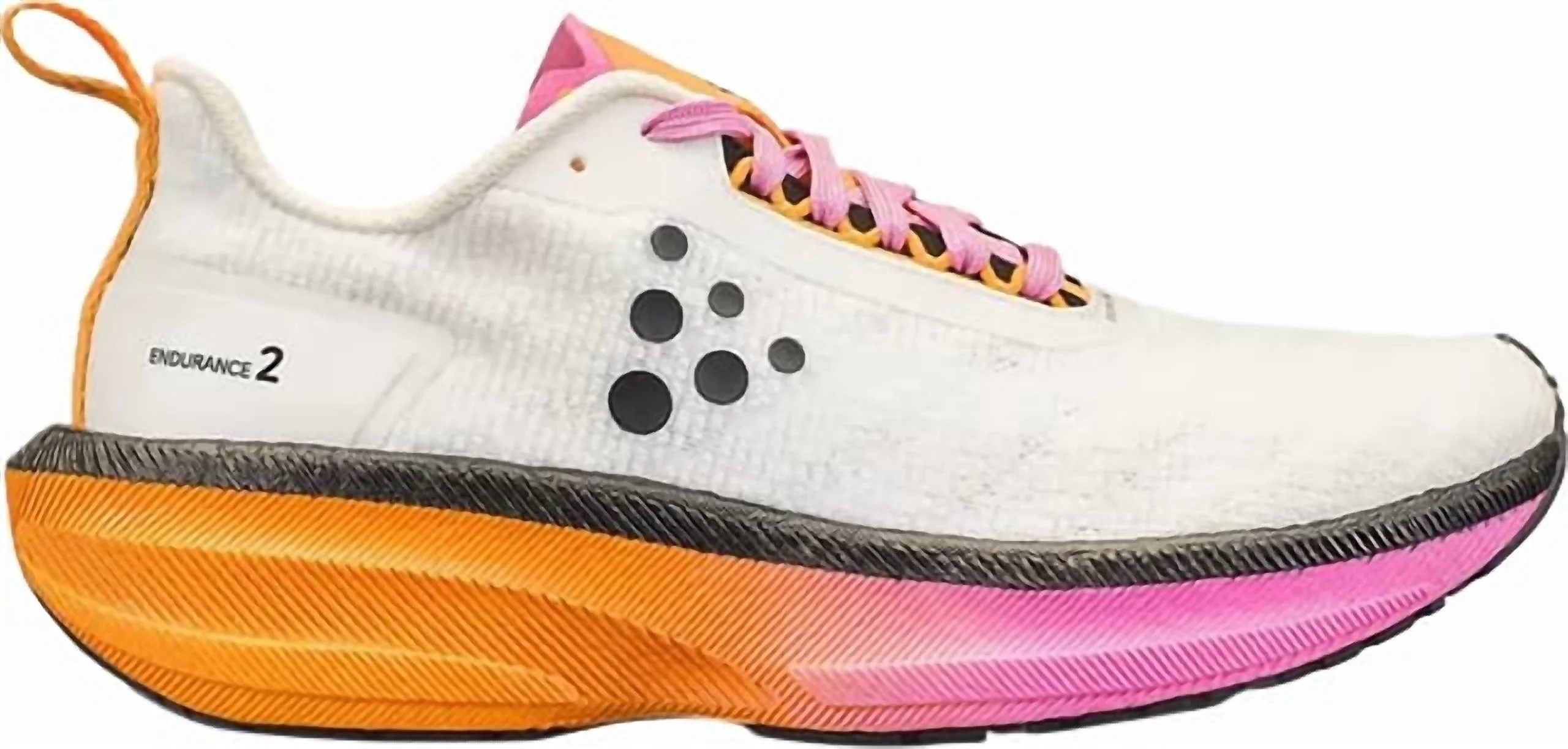 Women's Endurance 2 Running Shoes In Ash White/fuchsia