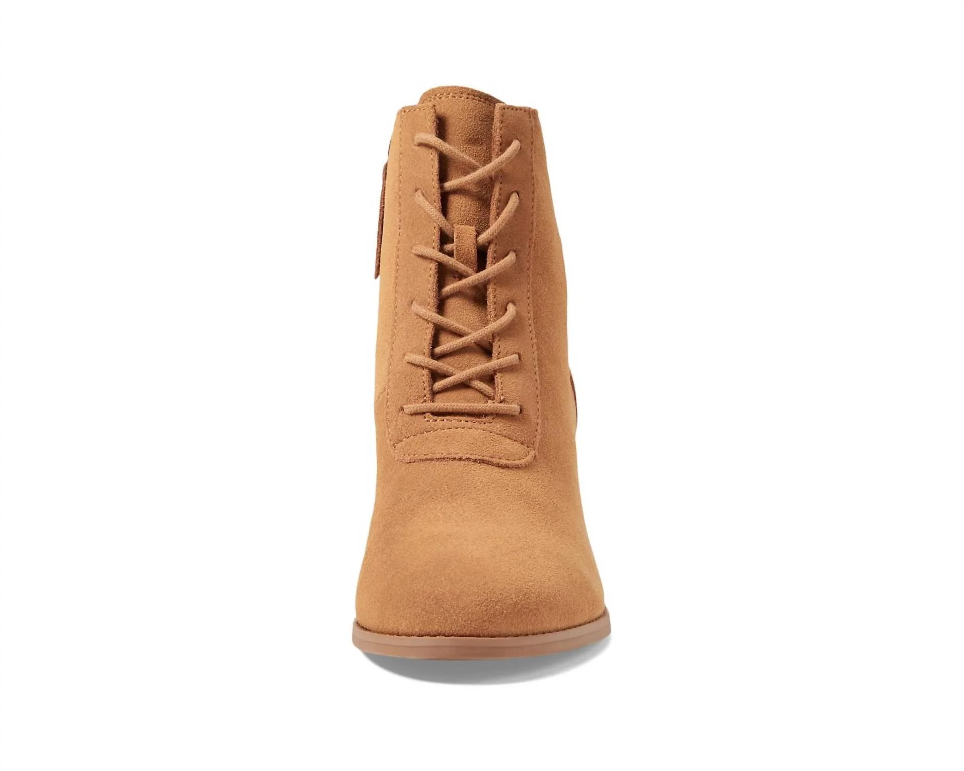 Women's Evelyn Lace Up Bootie In Tan - Image 4
