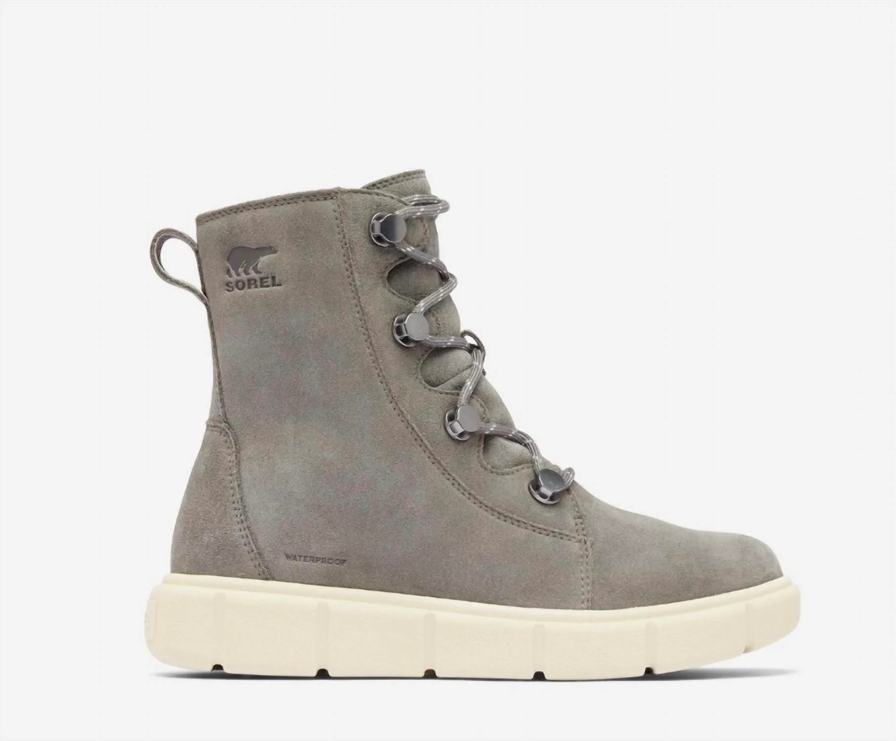 Women's Explorer Iii Joan Waterproof Boot In Quarry Chalk