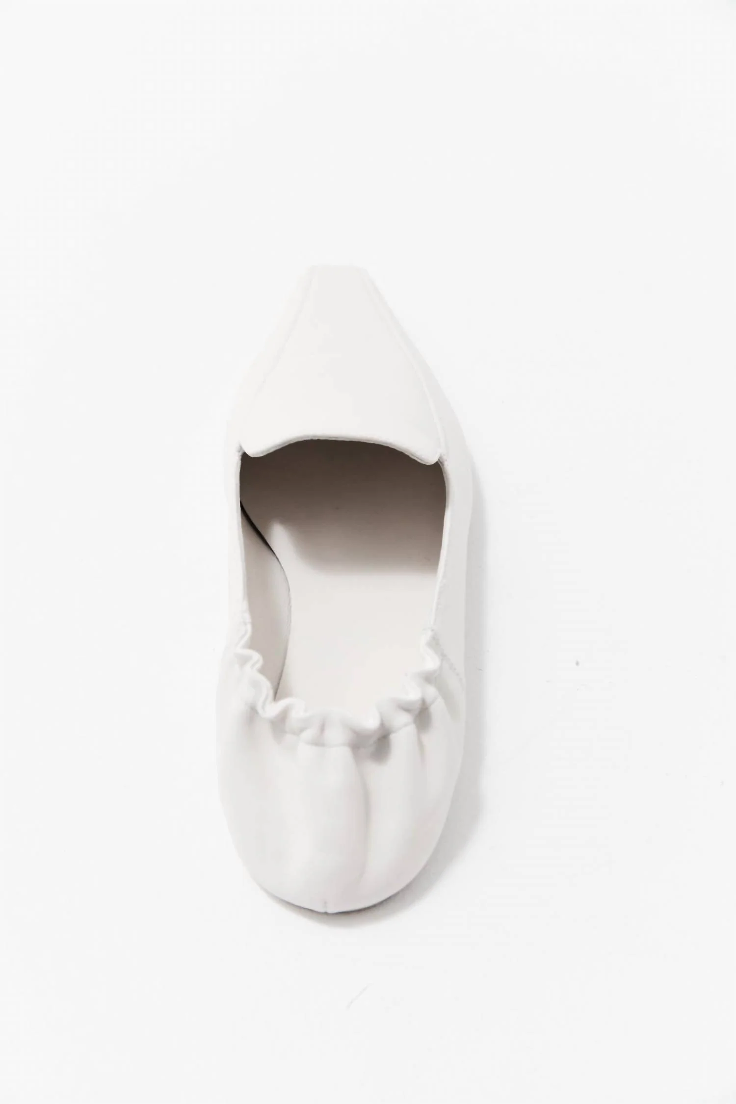 Women's Flat Loafer In White - Image 3