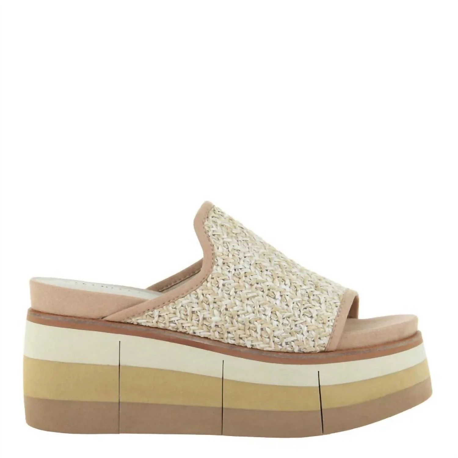 Women's Flocci Platform Sandals In Beige - Image 2