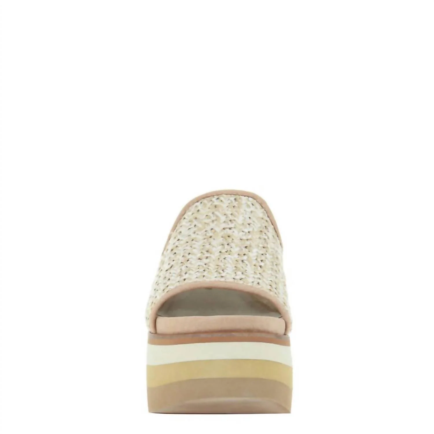 Women's Flocci Platform Sandals In Beige - Image 4