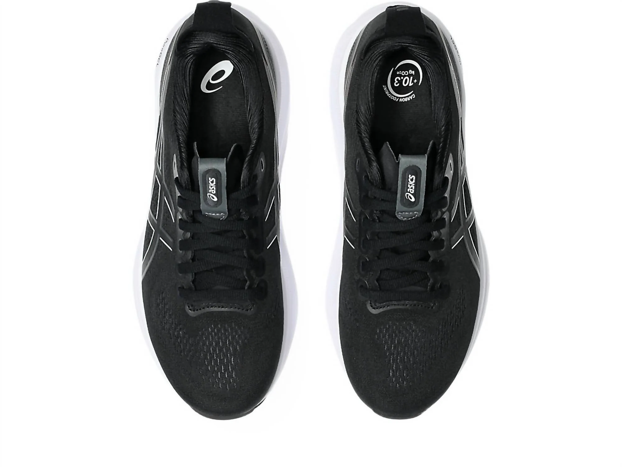 Women's Gel-Kayano 32 Running Shoes In 002 Black/white - Image 5