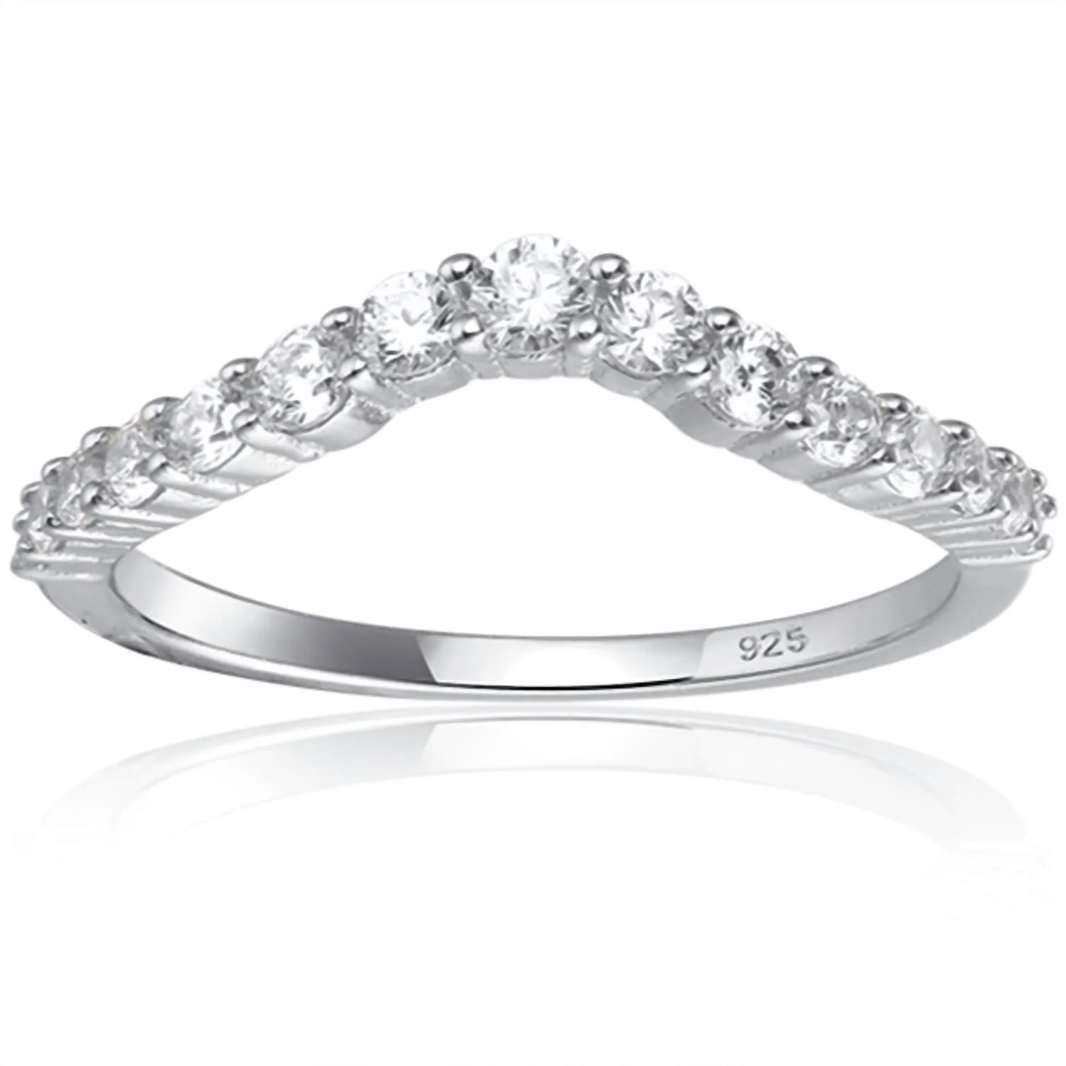 Women's Gloria Stackable Ring In Silver