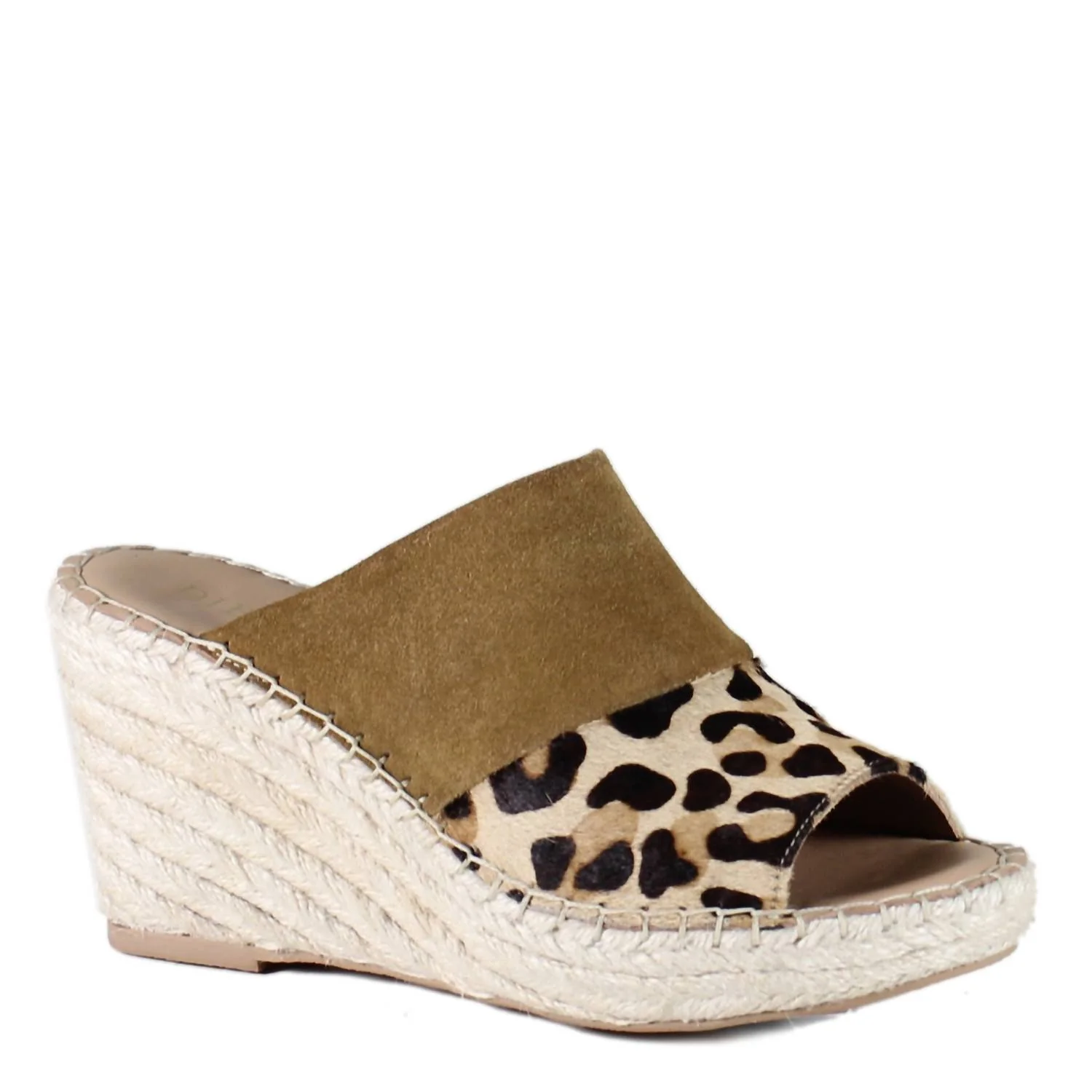 Women's Golden Sun Wedge Sandal In Tan/leopard