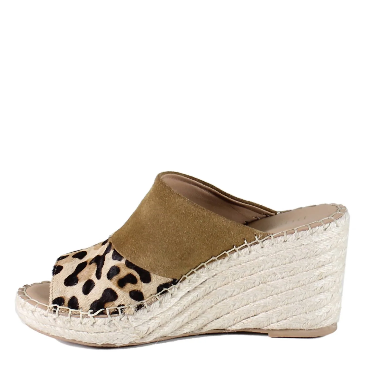 Women's Golden Sun Wedge Sandal In Tan/leopard - Image 2