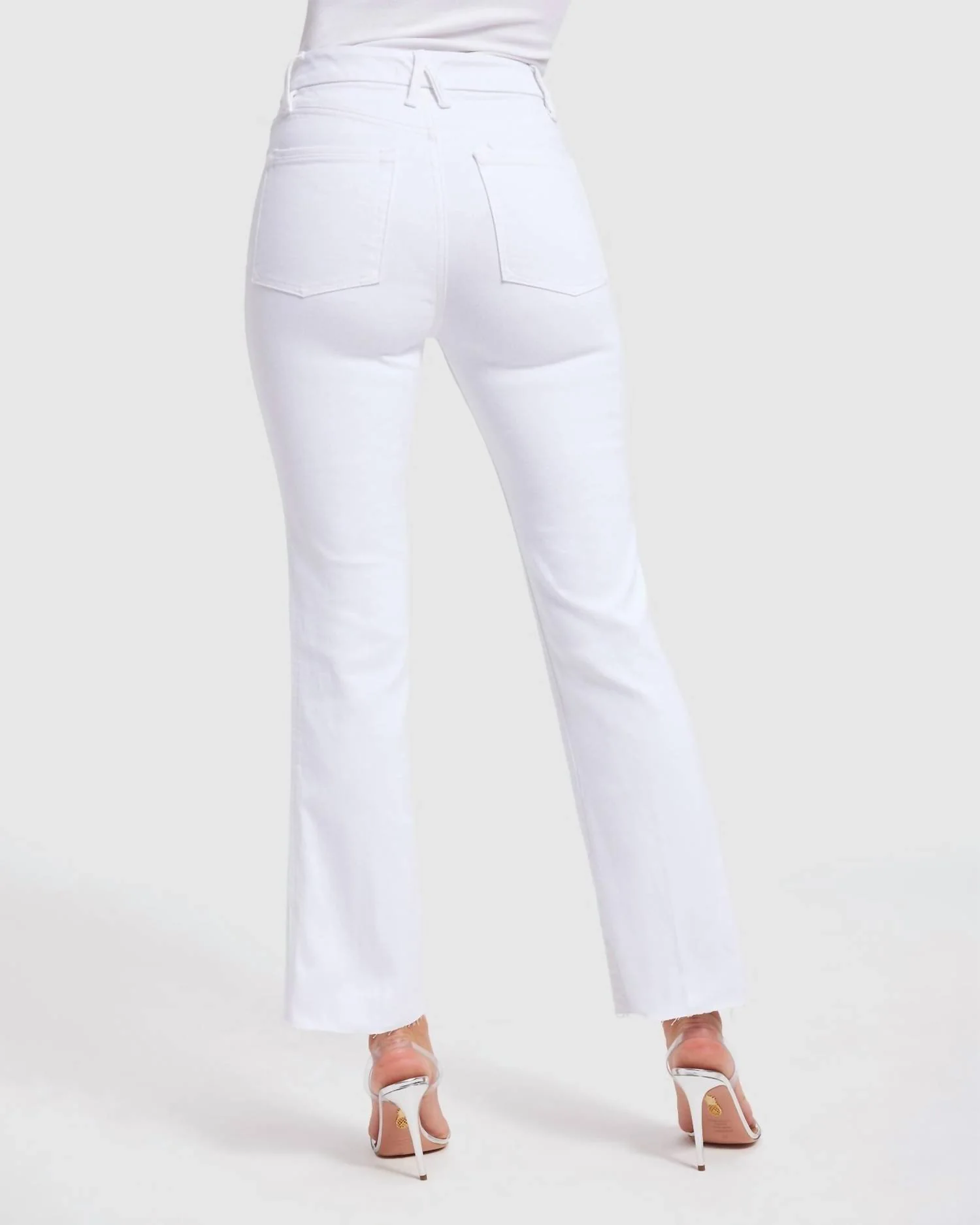 Women's Good Curve Straight Jeans In White - Image 2