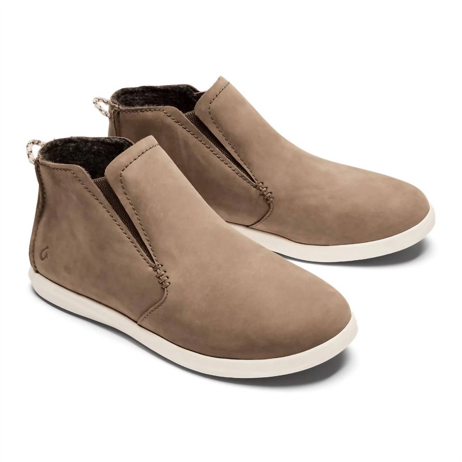 Women's Hawai'iloa Manu Hope Slip On Boot In Taupe Grey/off White - Image 3