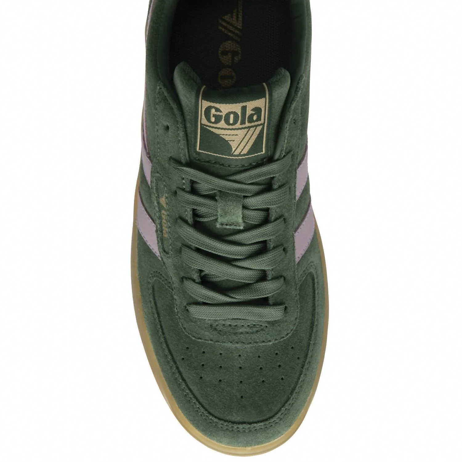 Women's Hawk Suede '86 Sneaker In Evergreen/candy/gum - Image 4