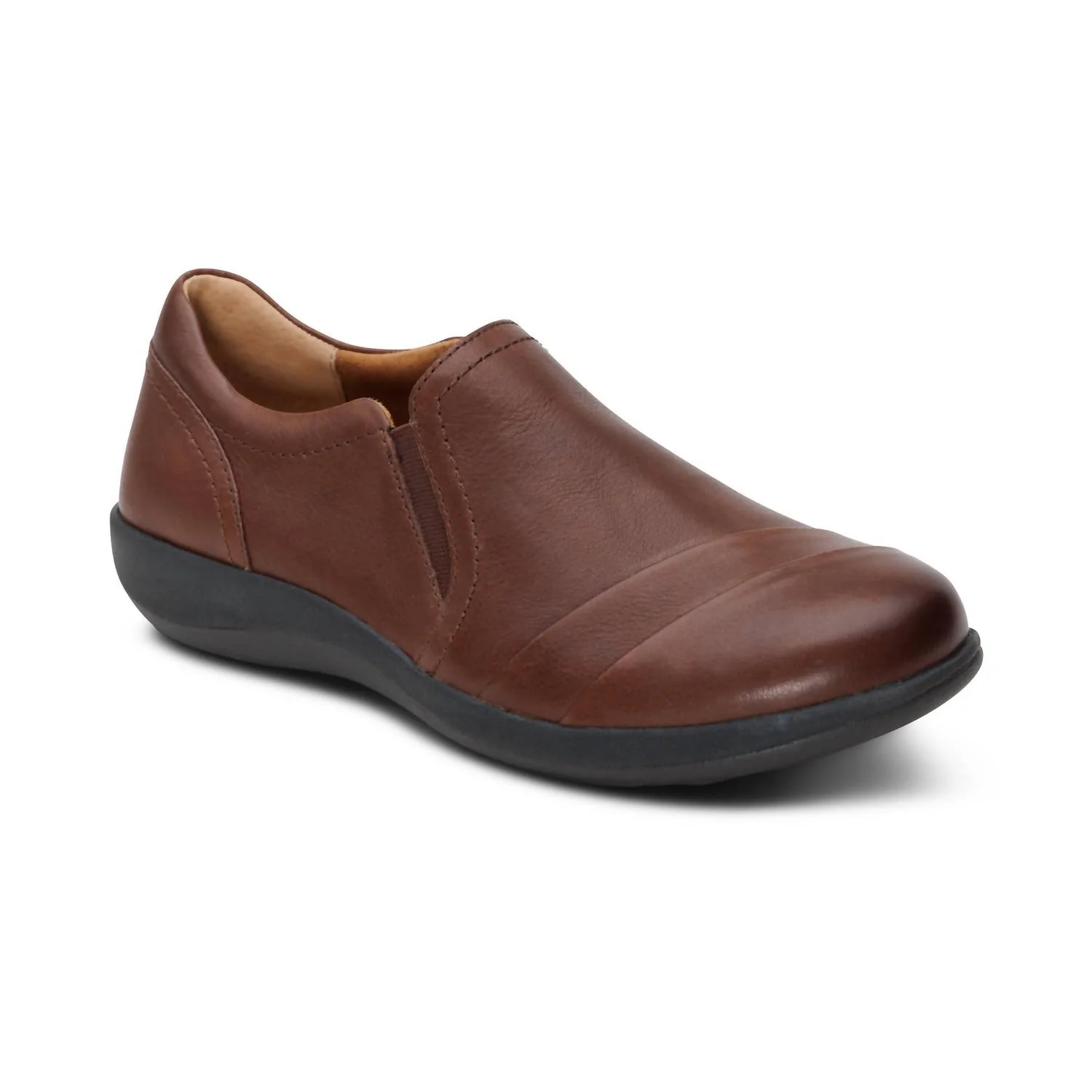 Women's Helena Arch Support Slip On Shoes In Brown - Image 3
