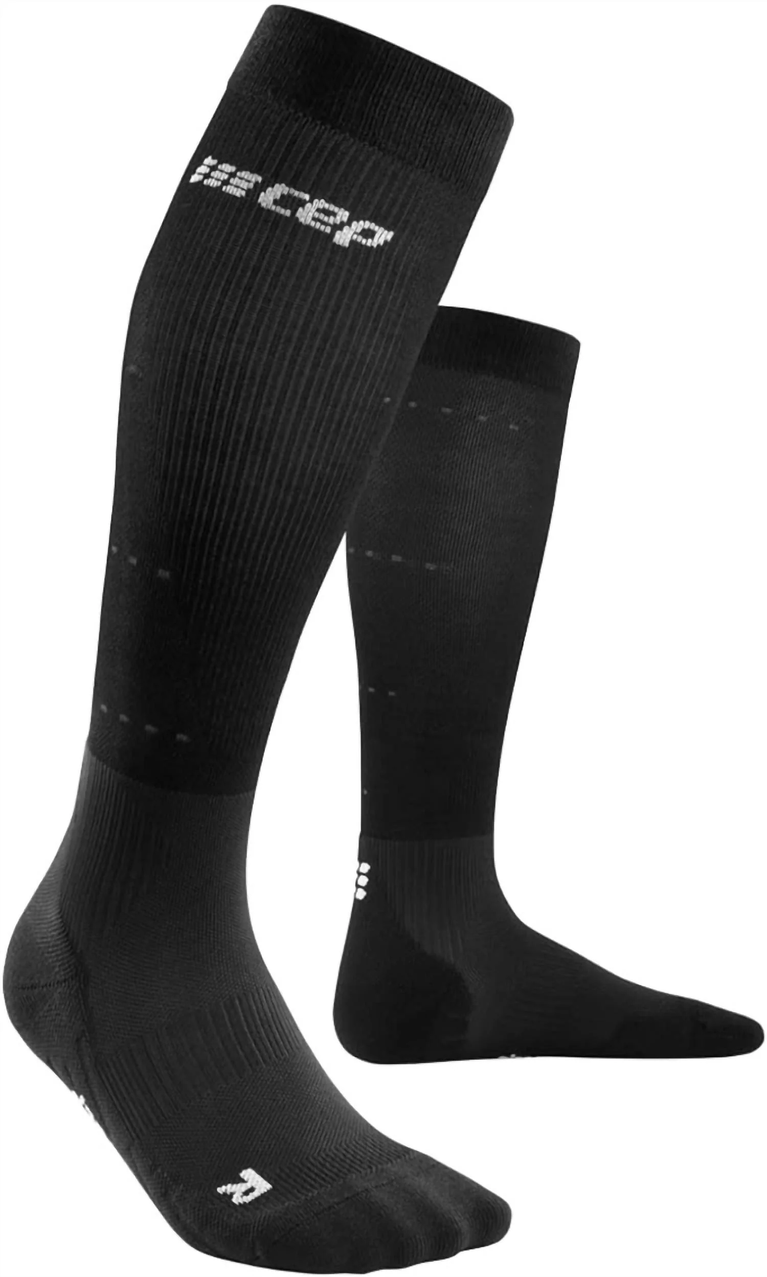 Women's Infrared Recovery Compression Socks In Black - Image 2