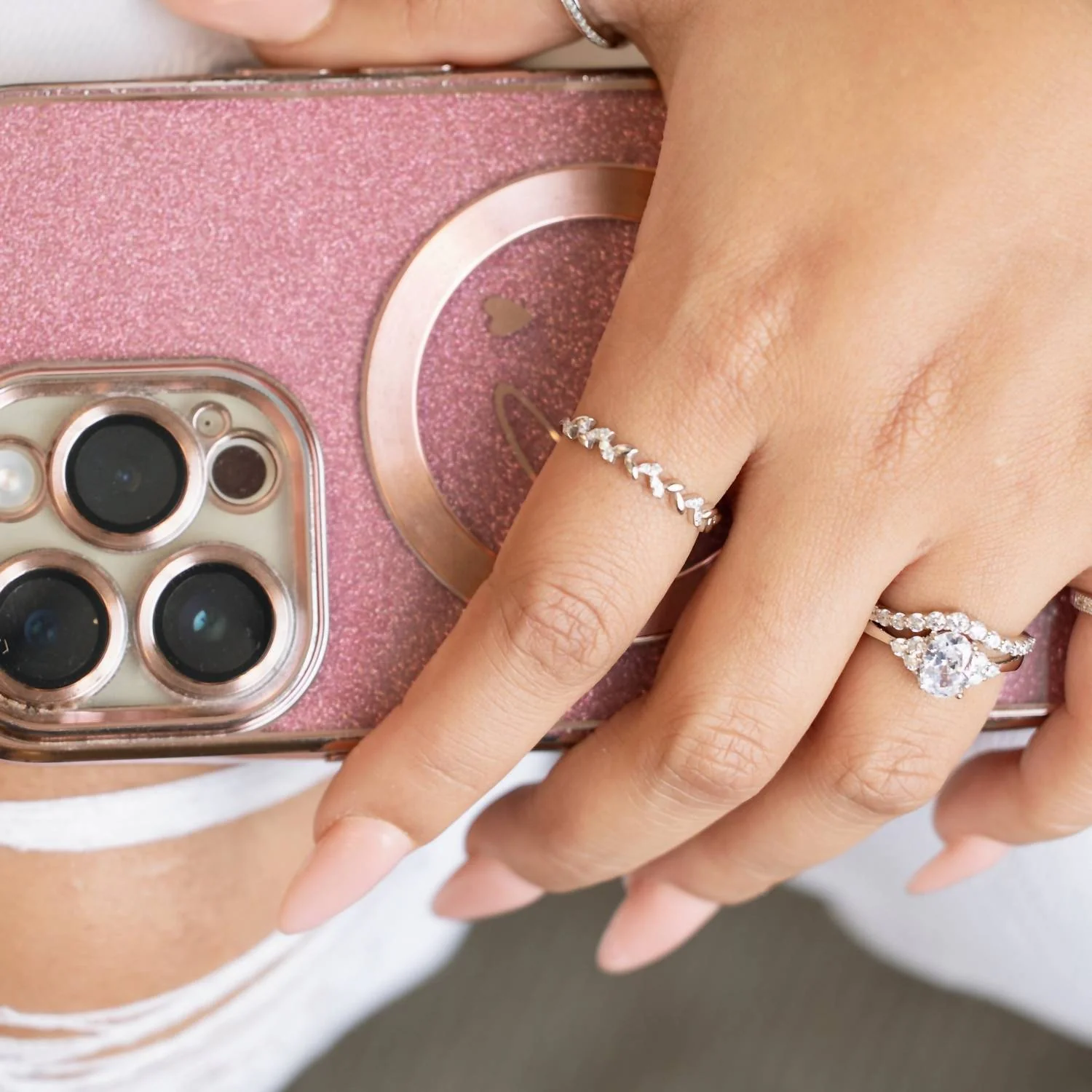 Women's Ivy Stackable Ring In Silver - Image 4