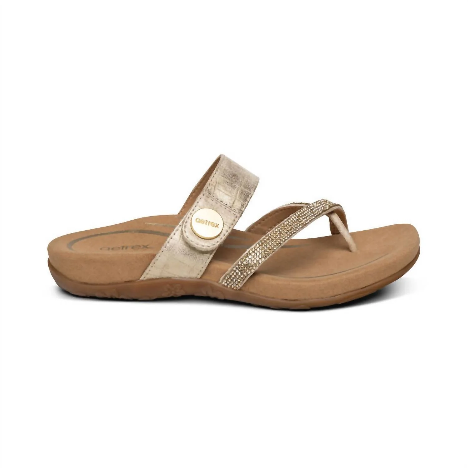 Women's Izzy Sparkle Sandal In Gold