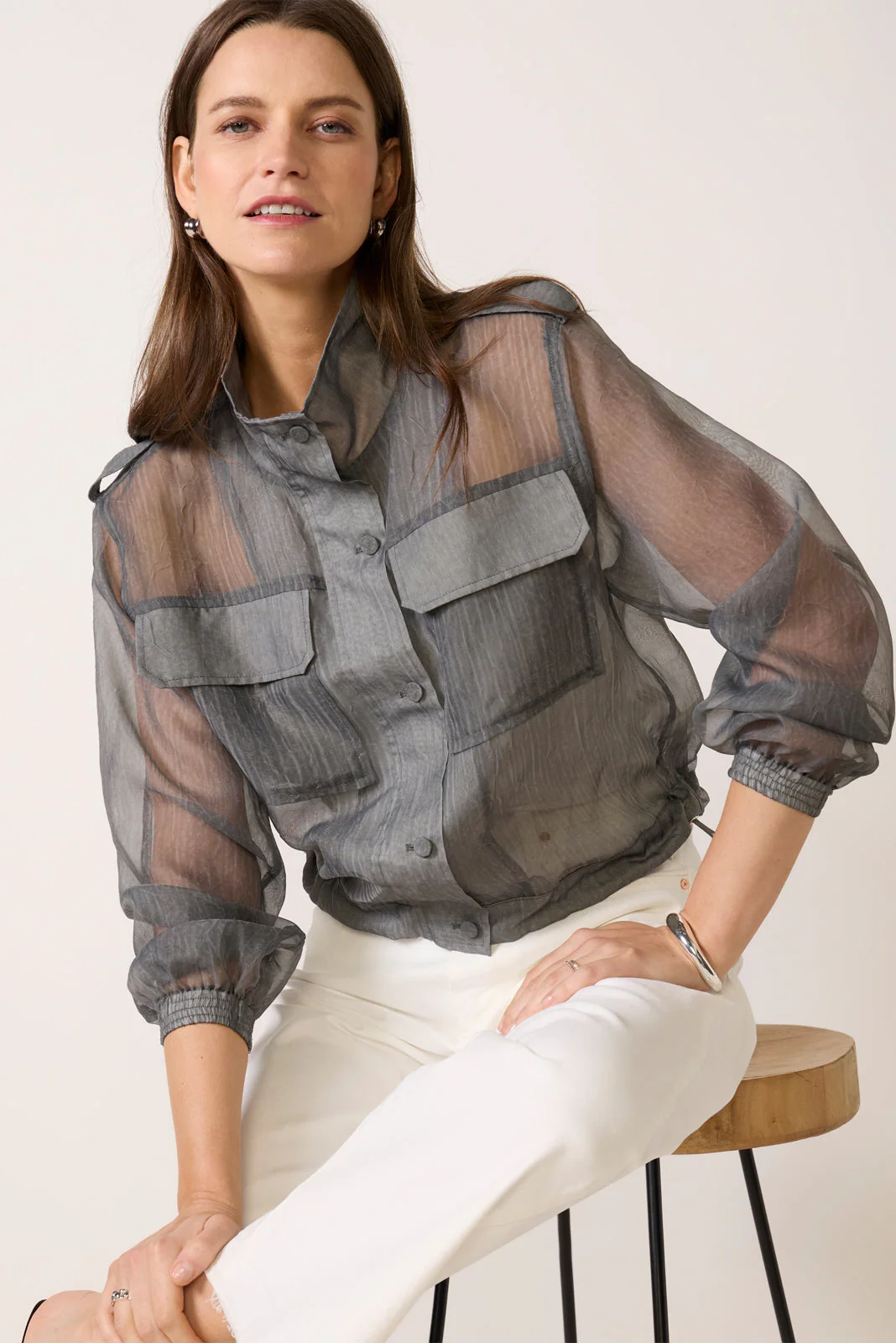 Women's James Sheer Bomber Jacket
