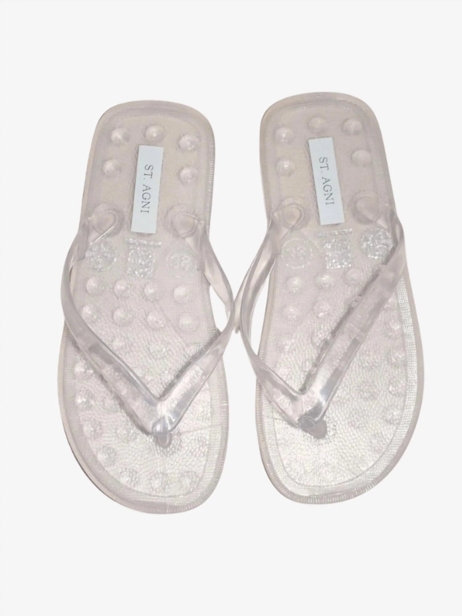 Women's Jelly Flip Flop In Transparent - Image 2