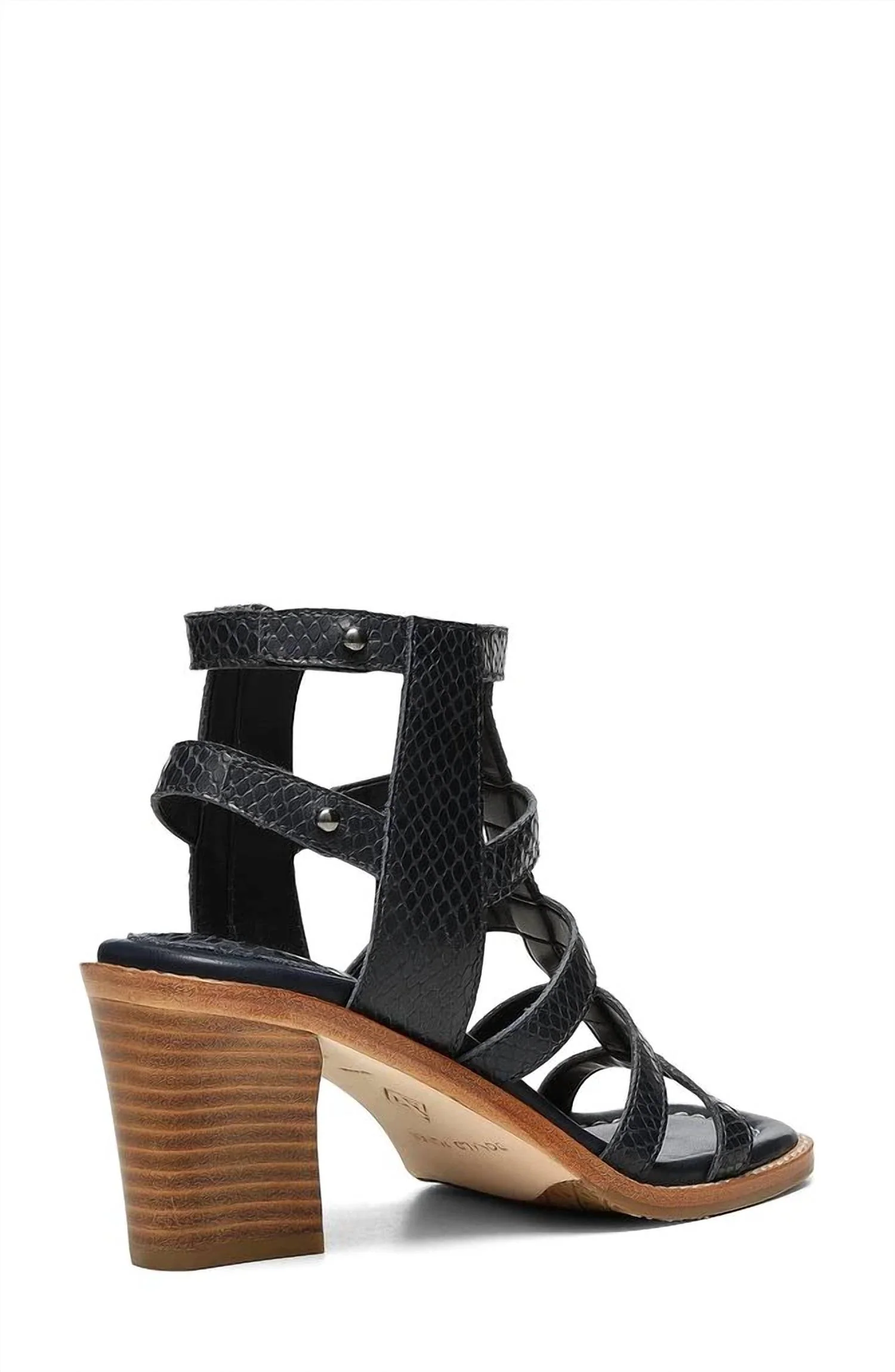 Women's Jenessa Heeled Sandals In Navy - Image 2