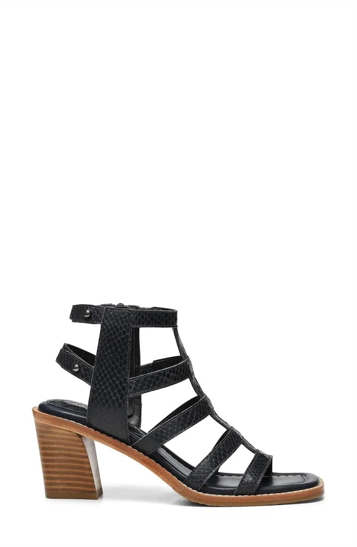 Women's Jenessa Heeled Sandals In Navy - Image 3