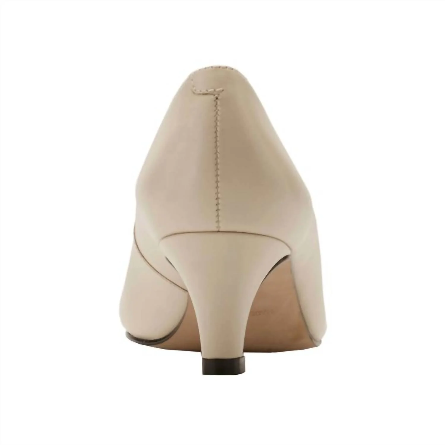 Women's Joy Leather Pump In Bone - Image 5
