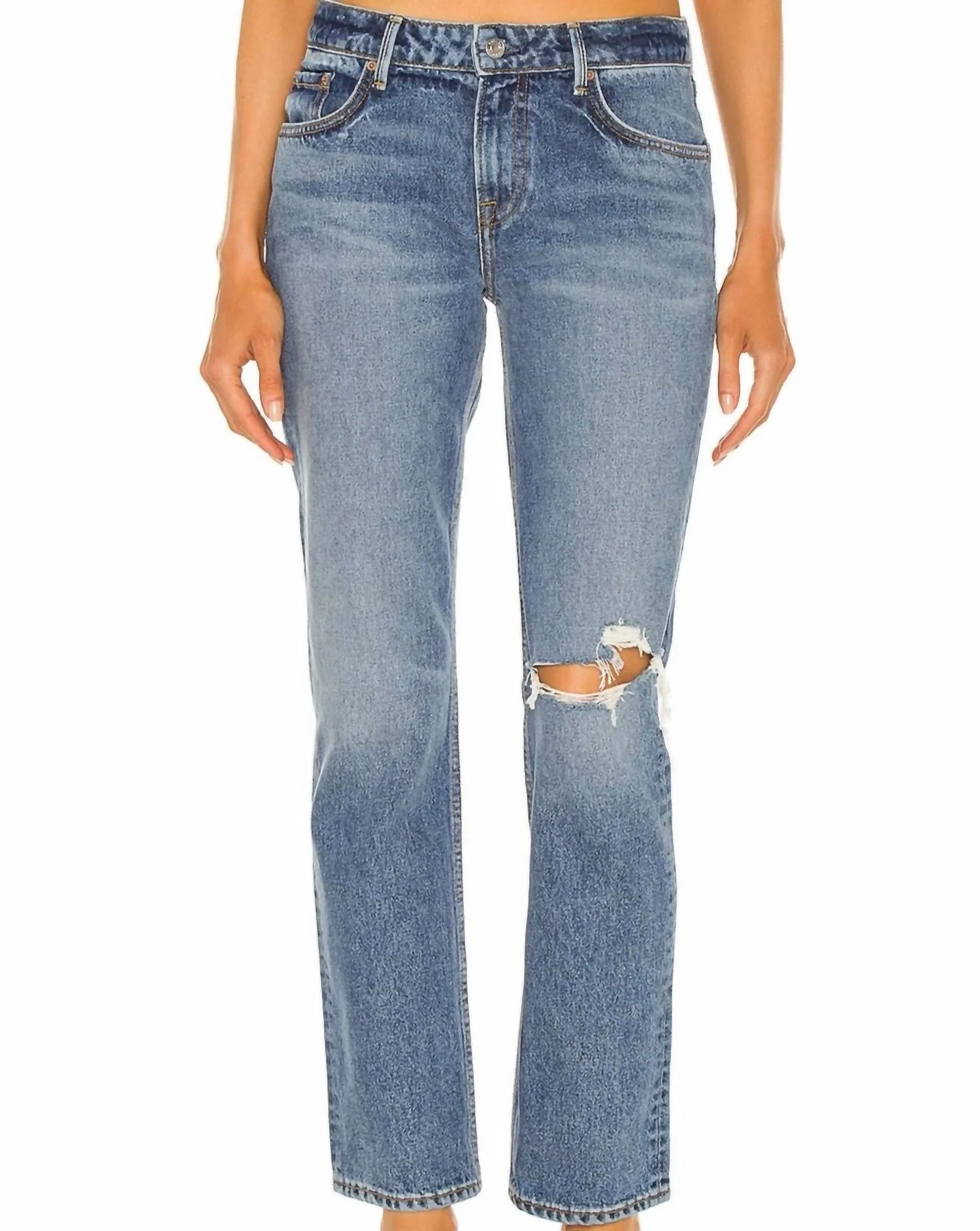 Women's Kate Low Rise Slim Crop Jean In Hidden Hills