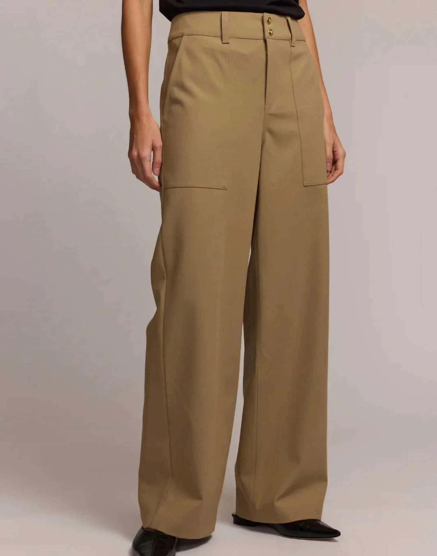 Women's Kelly Pant In Khaki - Image 2