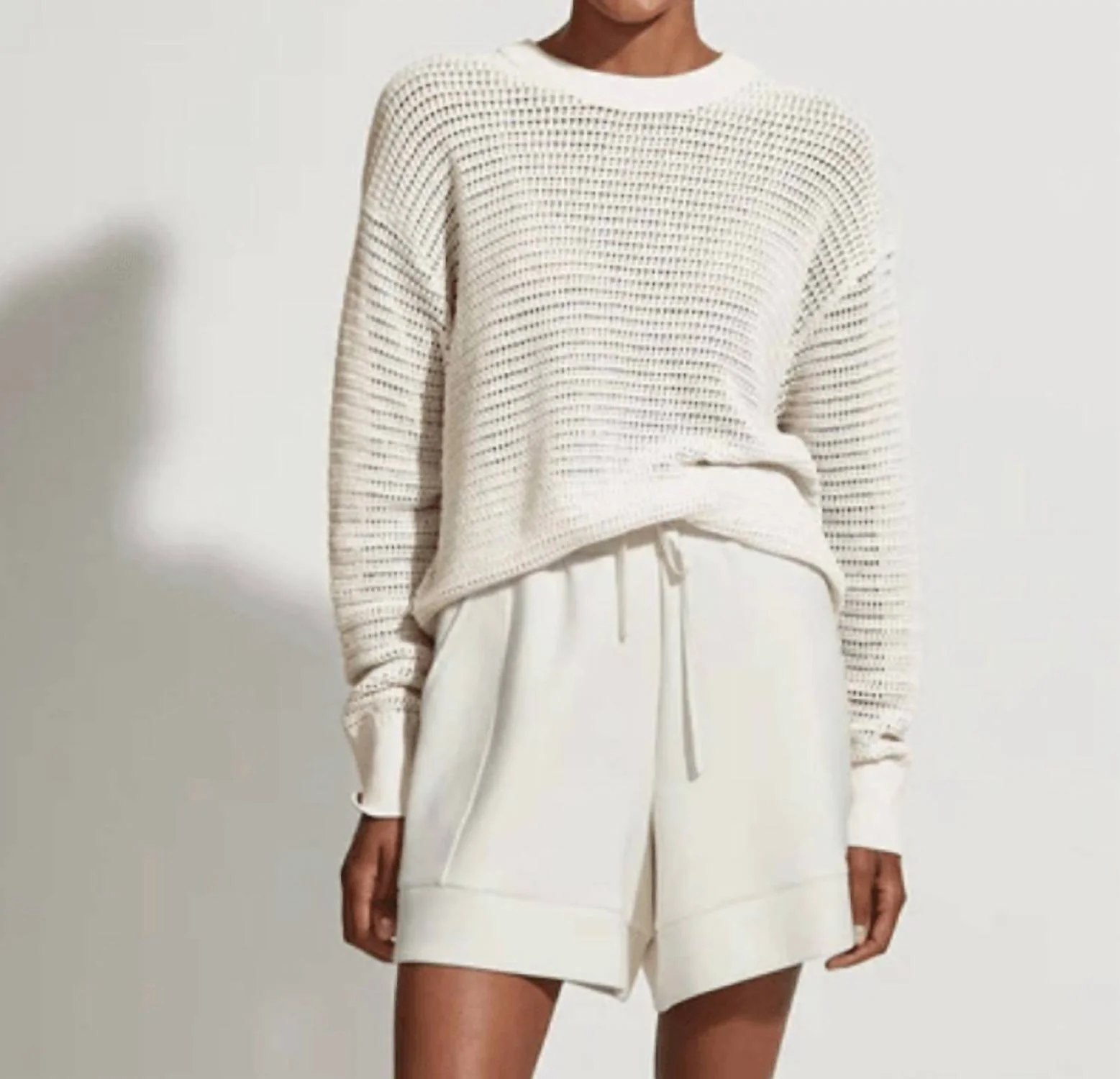 Women's Kershaw Sweatshirt In Egret - Image 3