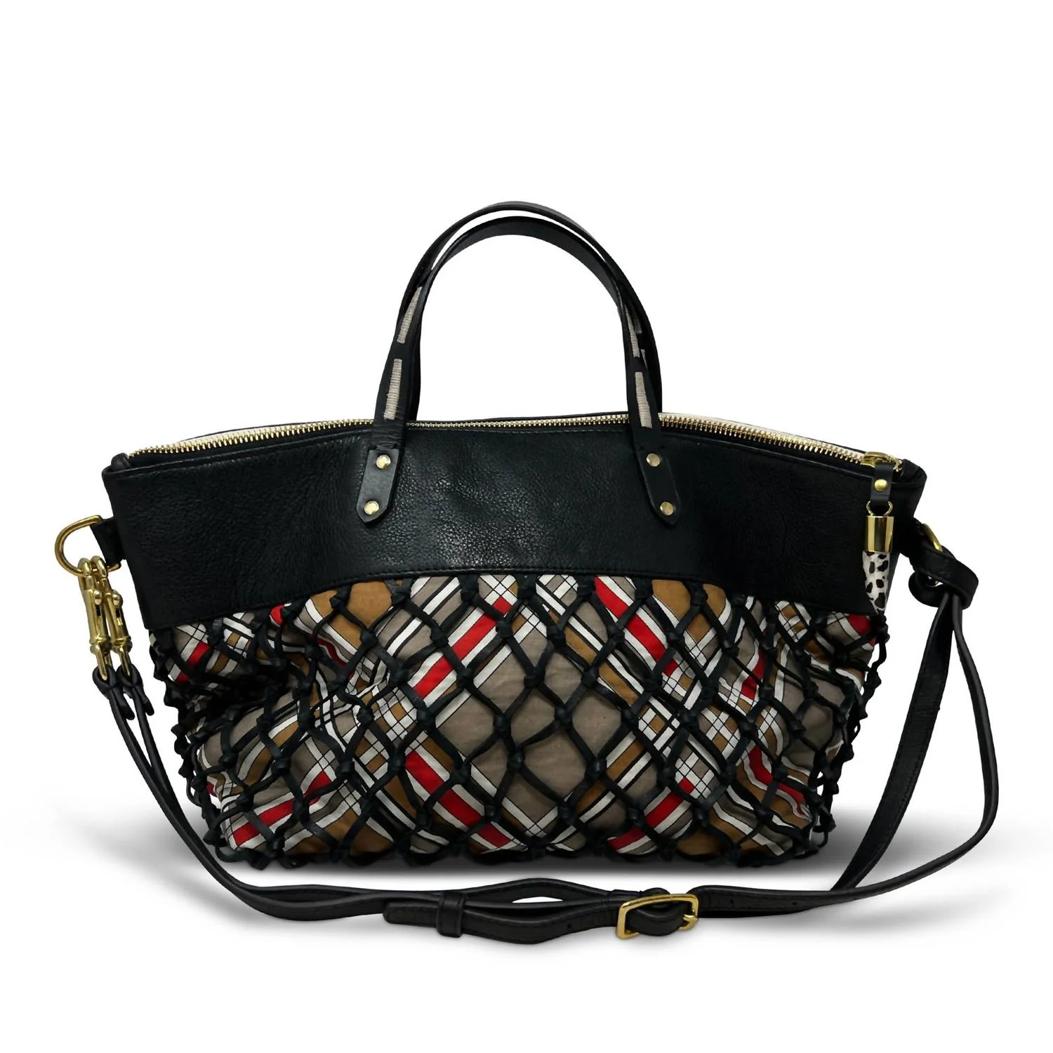 Women's Knotted Devon Holdall Bag In Black Multi