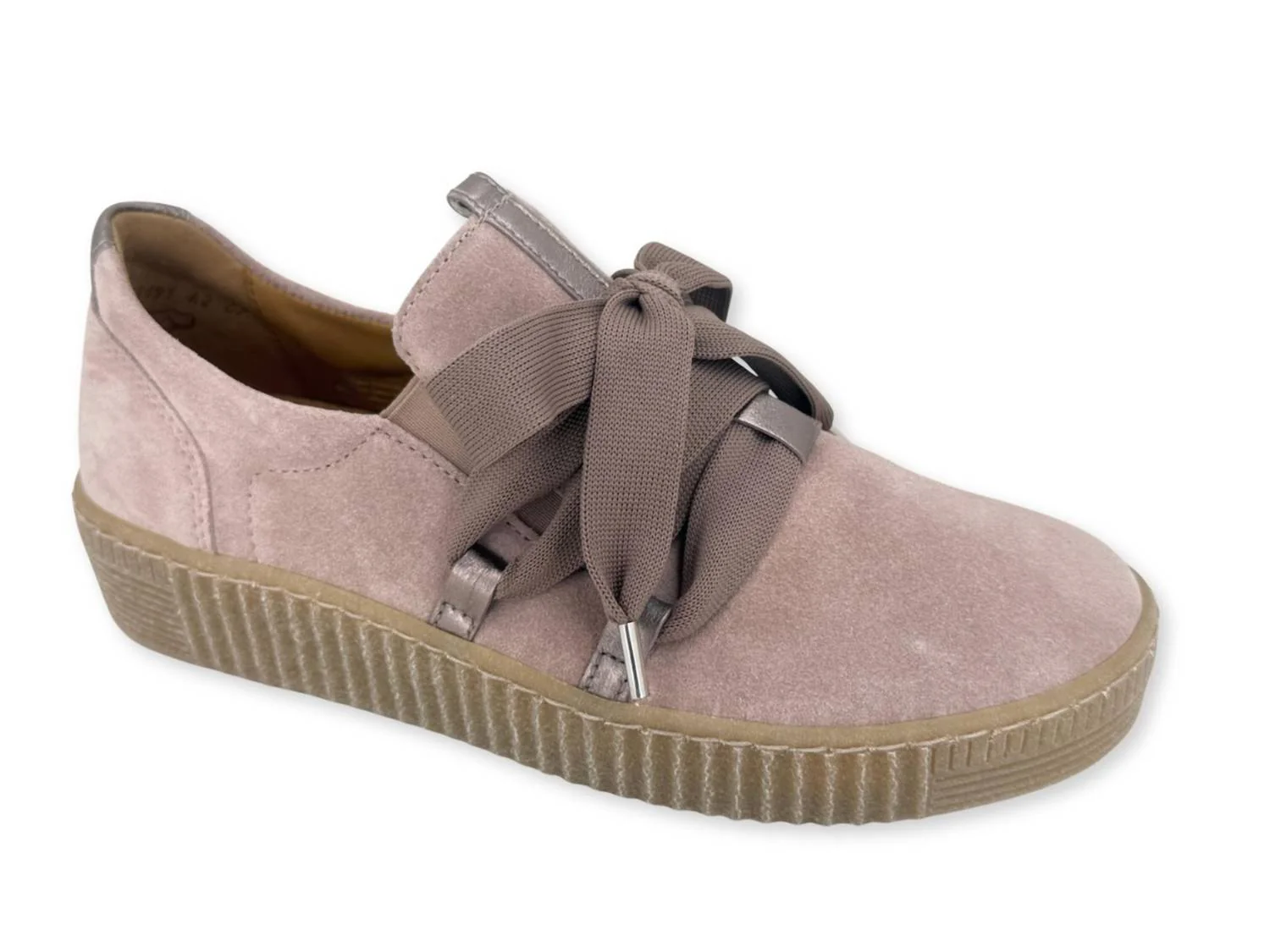 Women's Lace Sneaker In Rose
