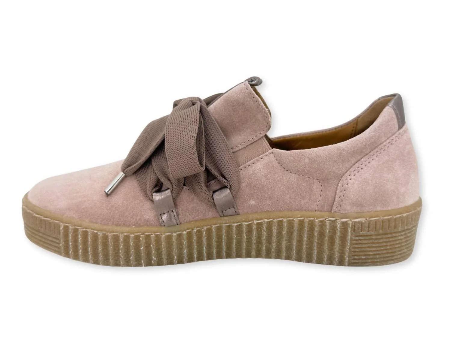 Women's Lace Sneaker In Rose - Image 3