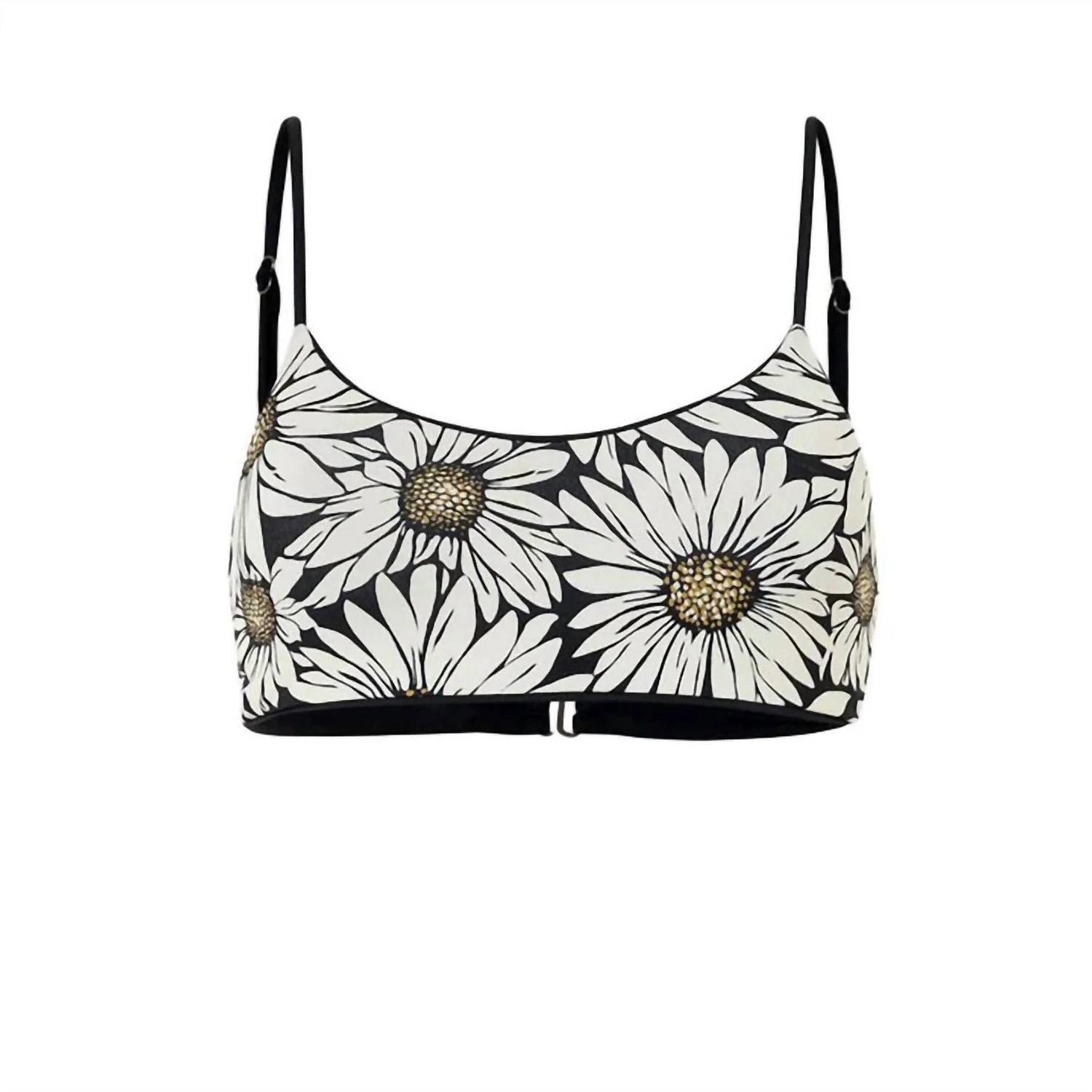Women's Lanai Top In Black/flowers
