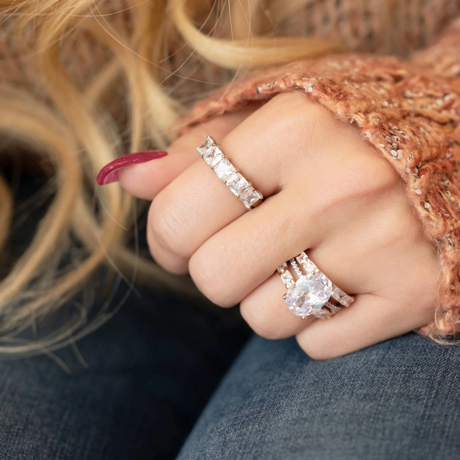 Women's Lauren Channel Ring In Silver - Image 5