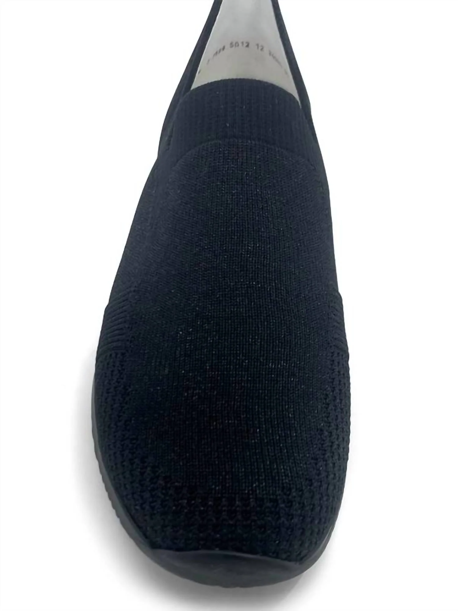 Women's Leena Slip On Sneakers In Black Wovenstretch - Image 3