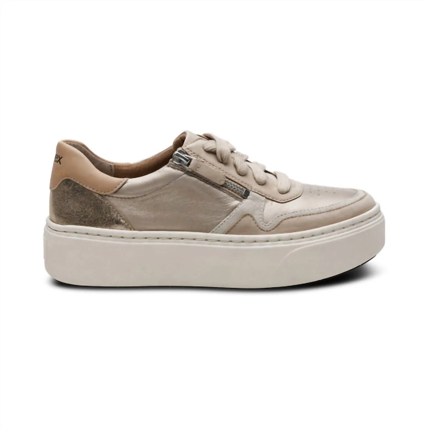 Women's Leigh Arch Support Platform Sneaker In Tan Multi - Image 2