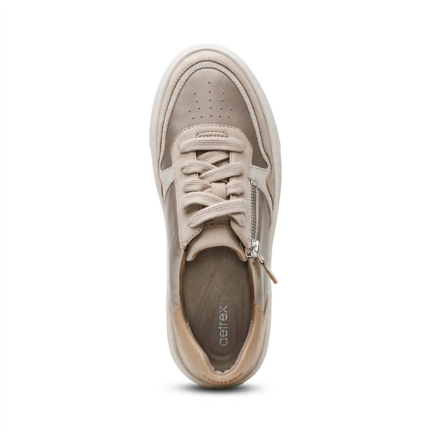 Women's Leigh Arch Support Platform Sneaker In Tan Multi - Image 5