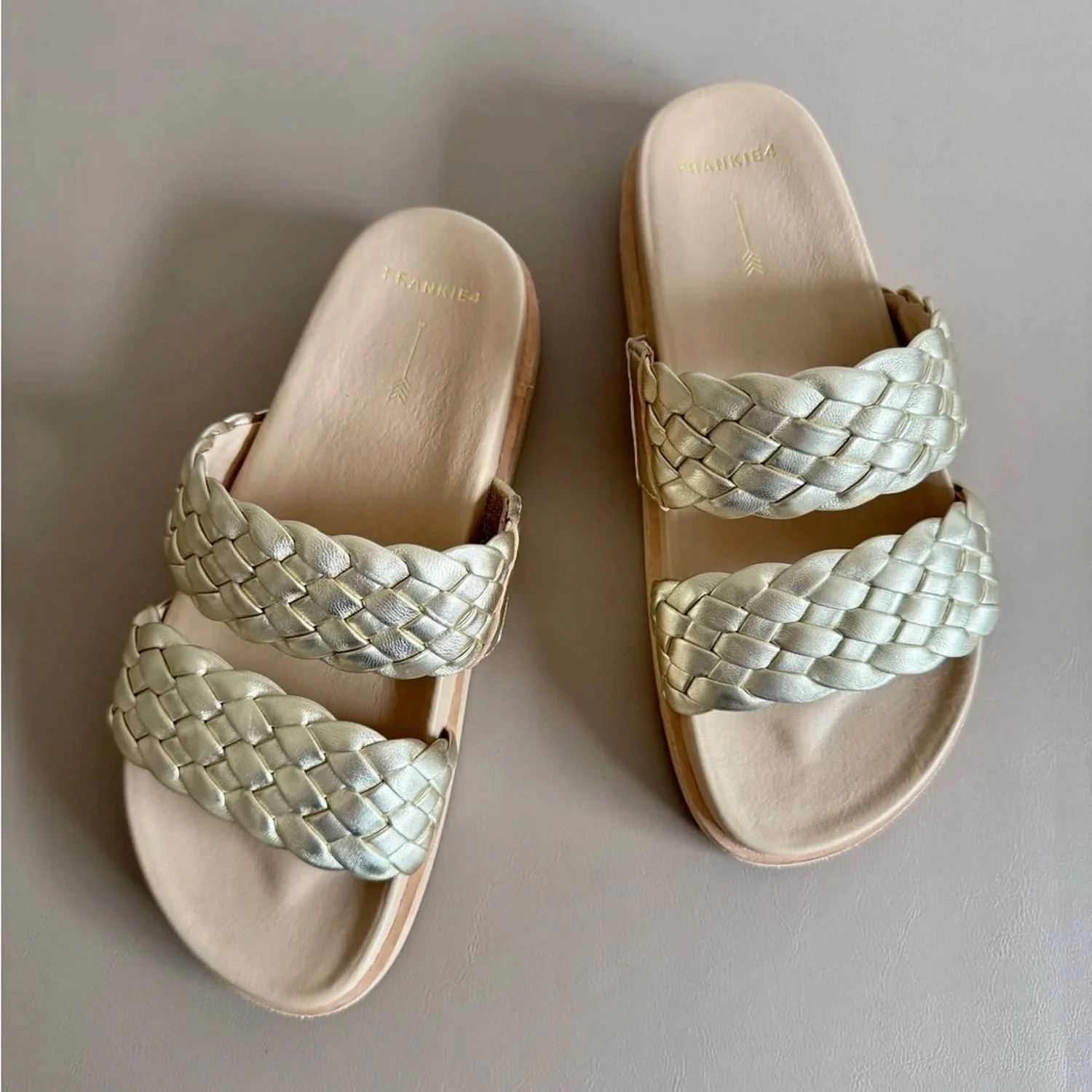 Women's Malone Weave Sandal In Gold