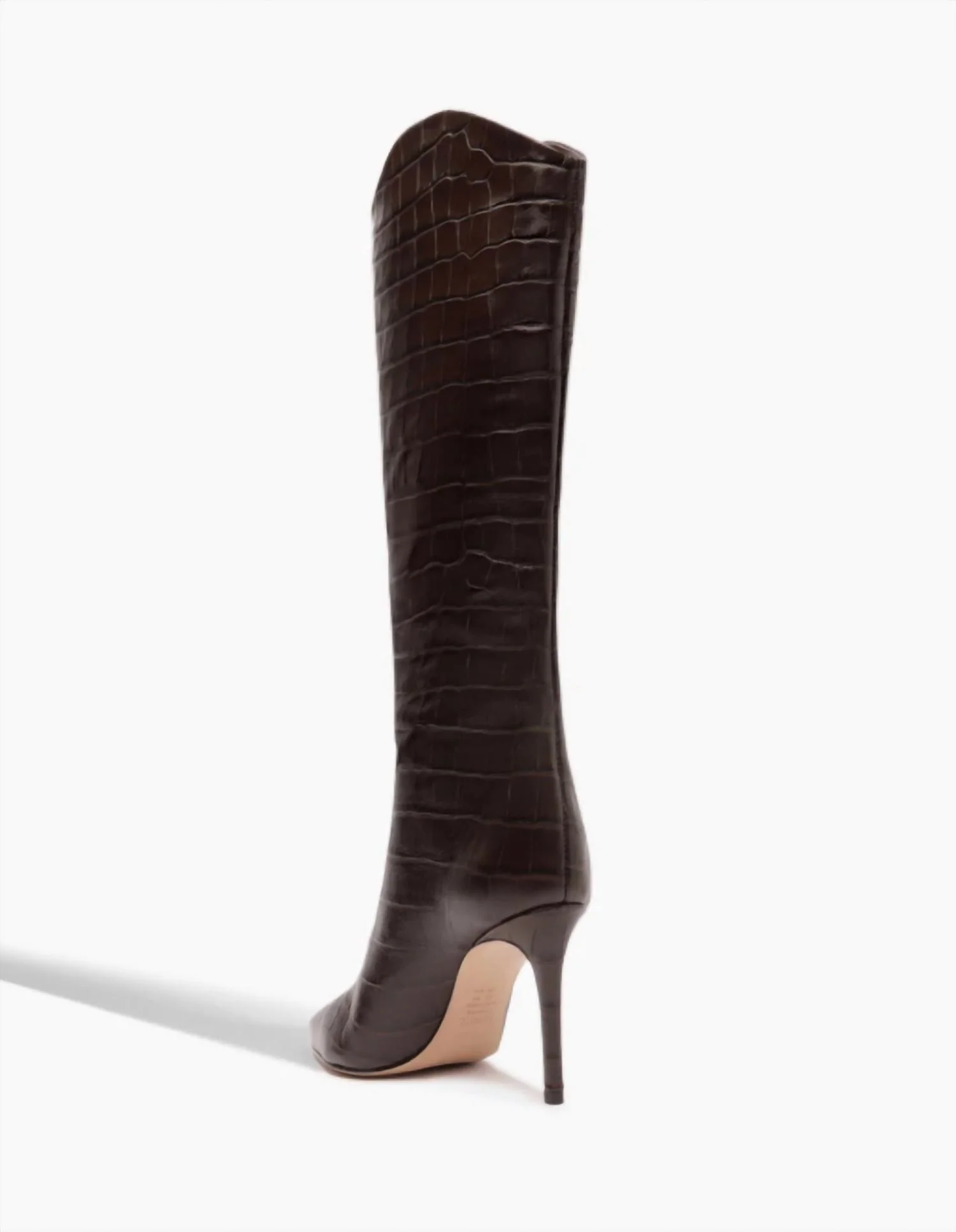 Women's Maryana Leather Boot In Dark Chocolate - Image 2