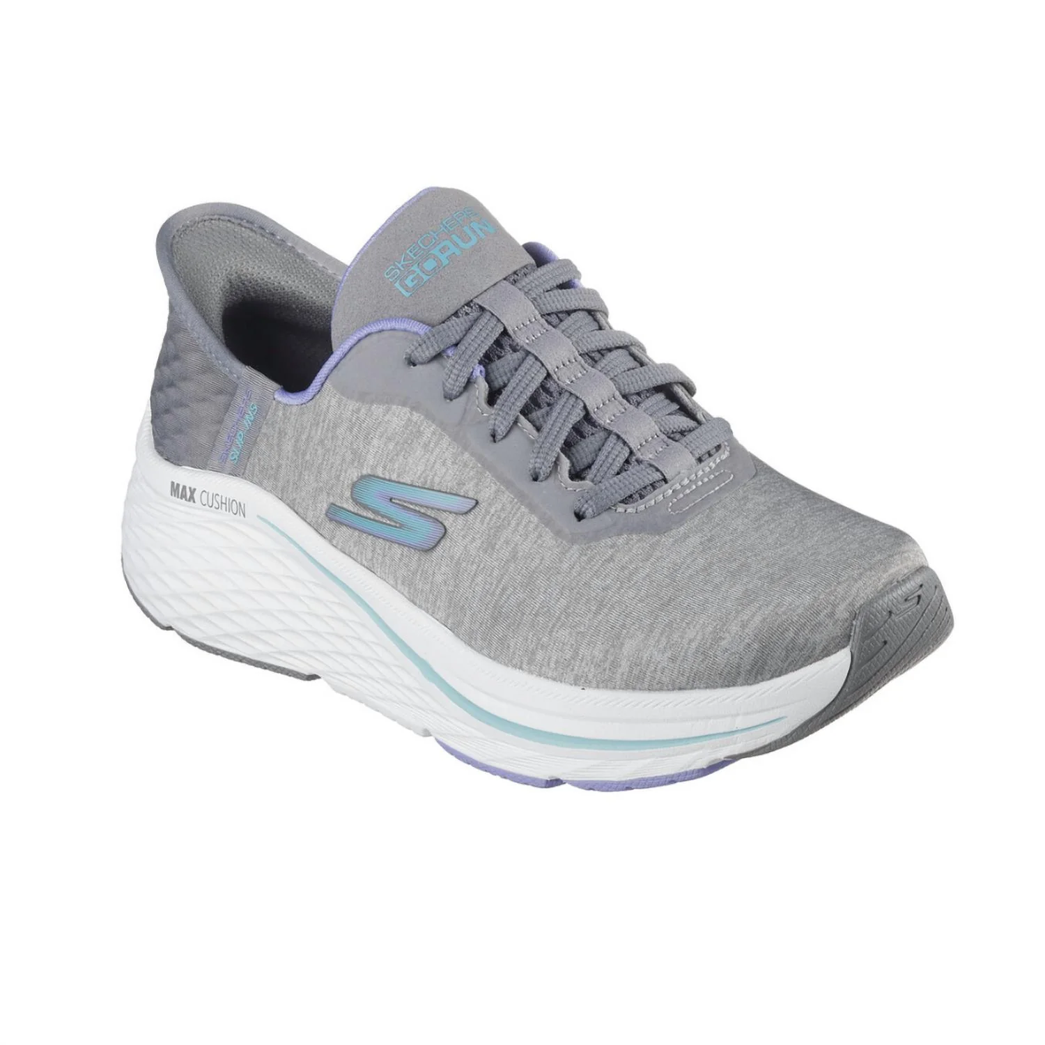 Women's Max Cushioning Elite Prevail Sneaker In Gray/blue