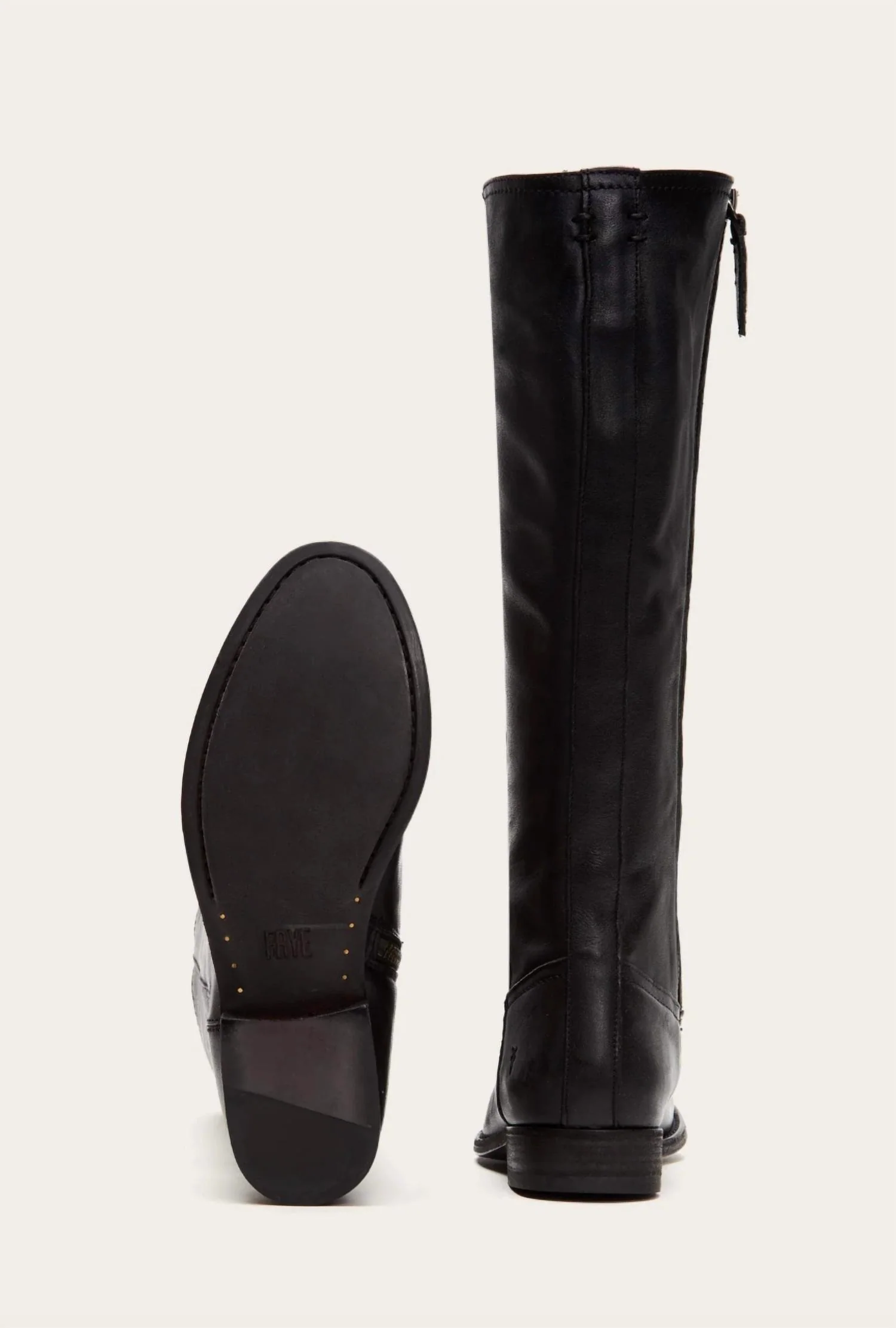 Women's Melissa Inside Zip Tall Boots In Black - Image 5