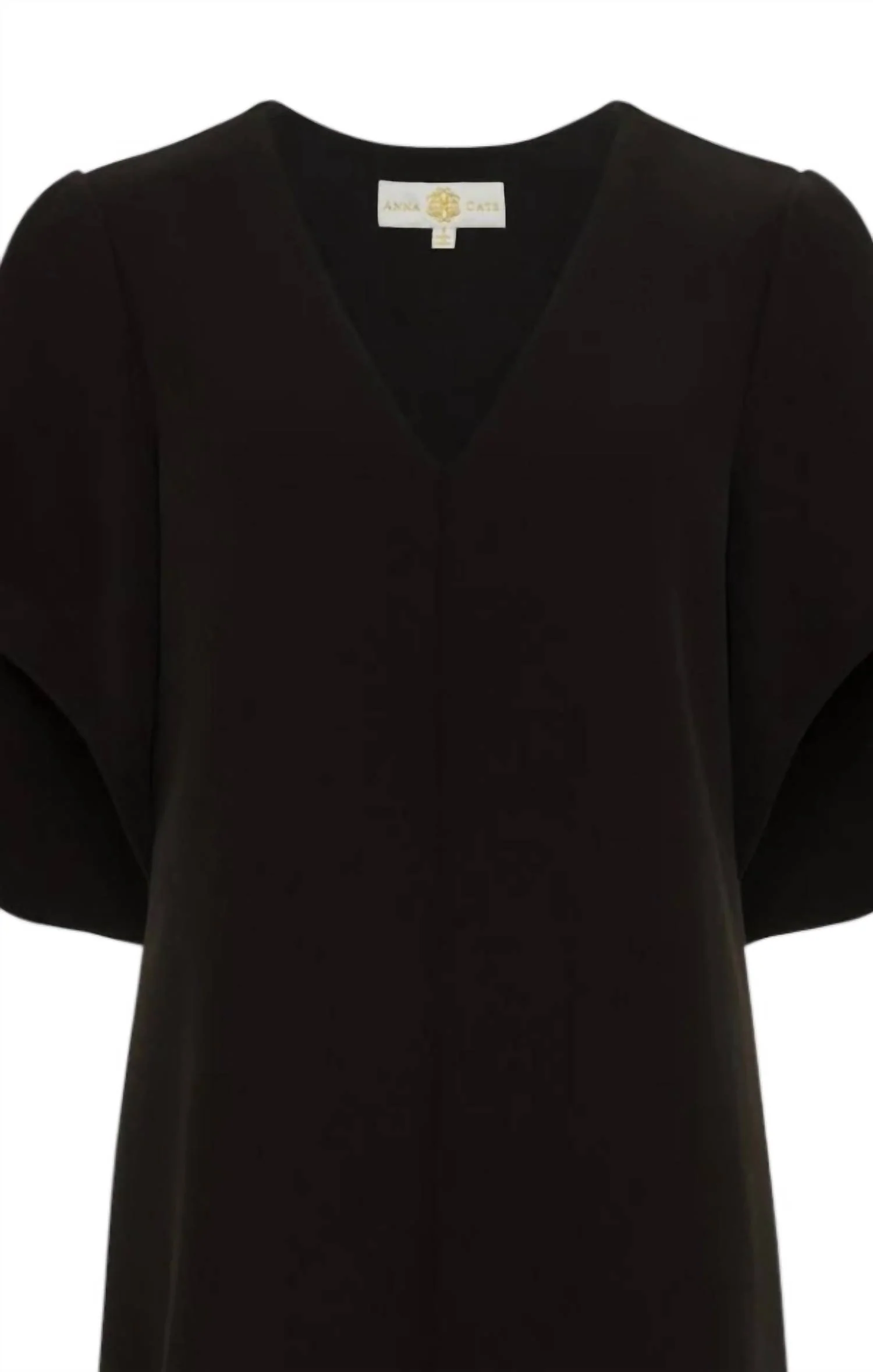 Women's Meredith Short Sleeve Dress In Black - Image 2