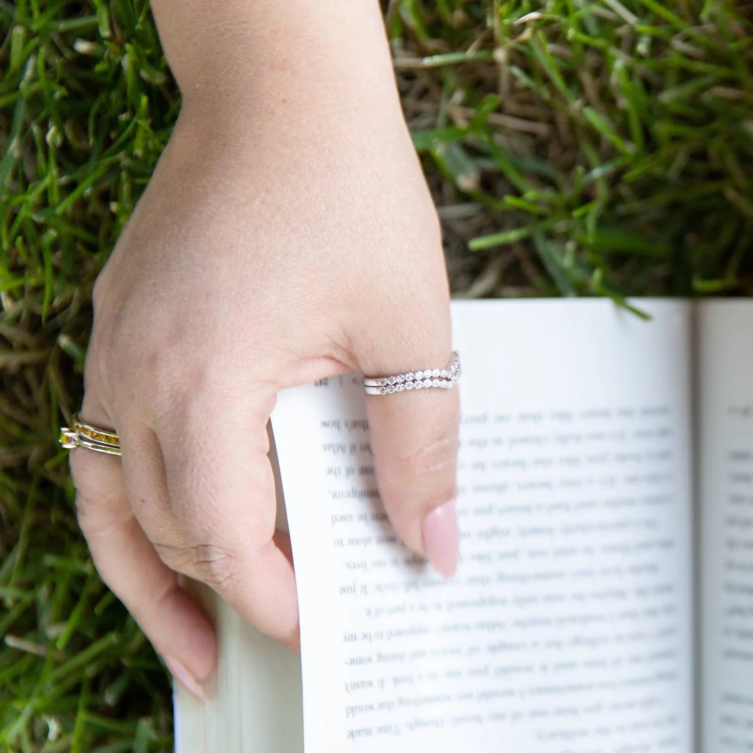 Women's Mia Stackable Ring In Silver - Image 3