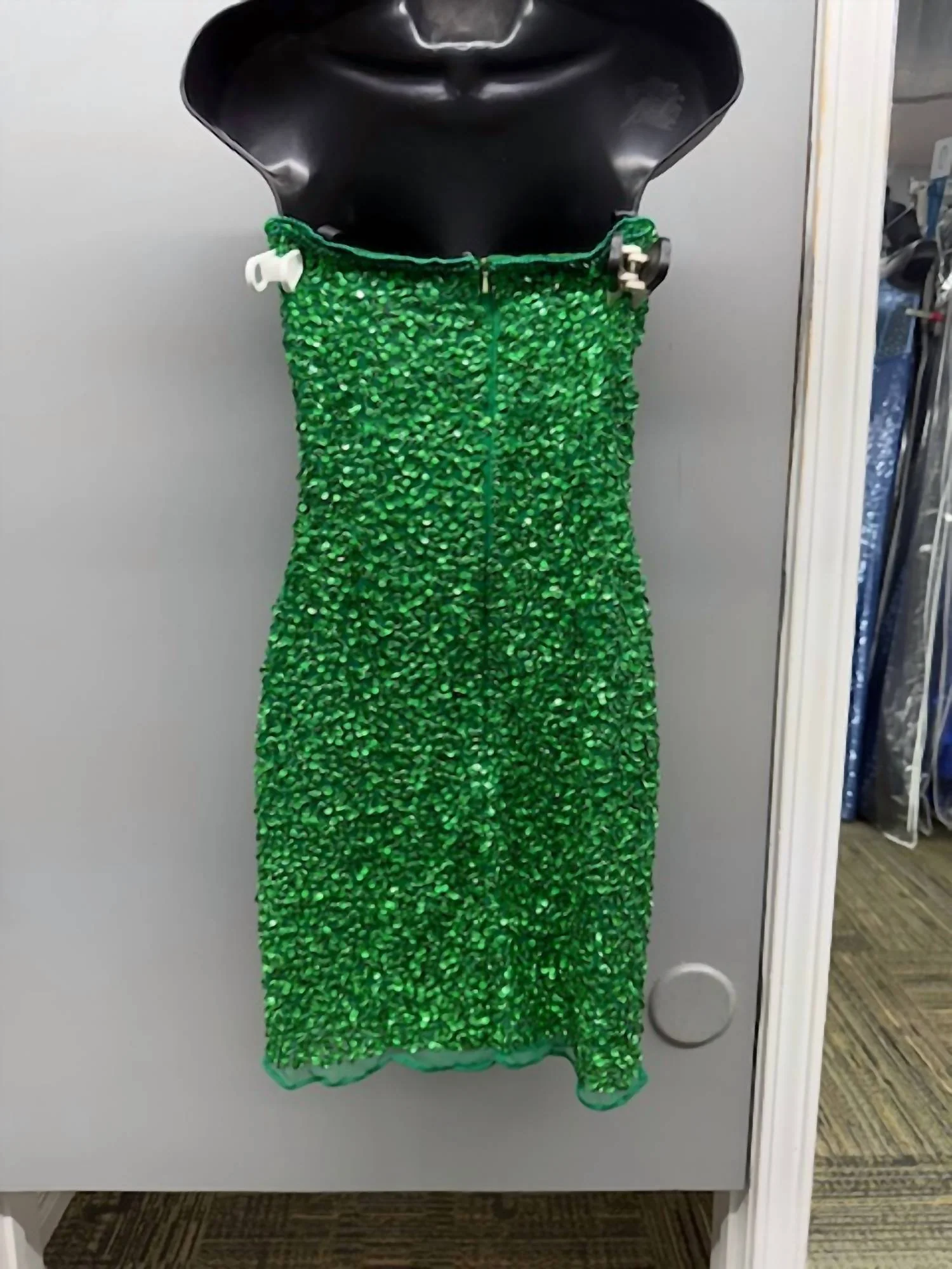 Women's Mini Dress In Emerald - Image 3