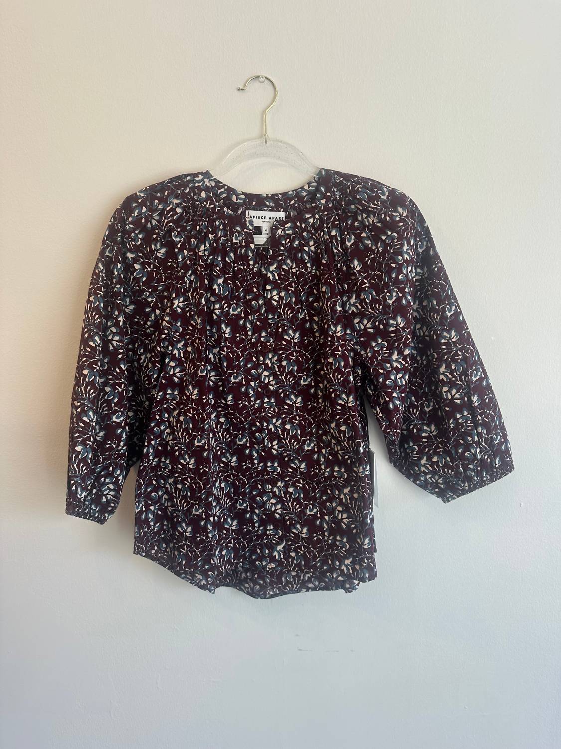 Women's Mitte Top In Mira Floral Wine