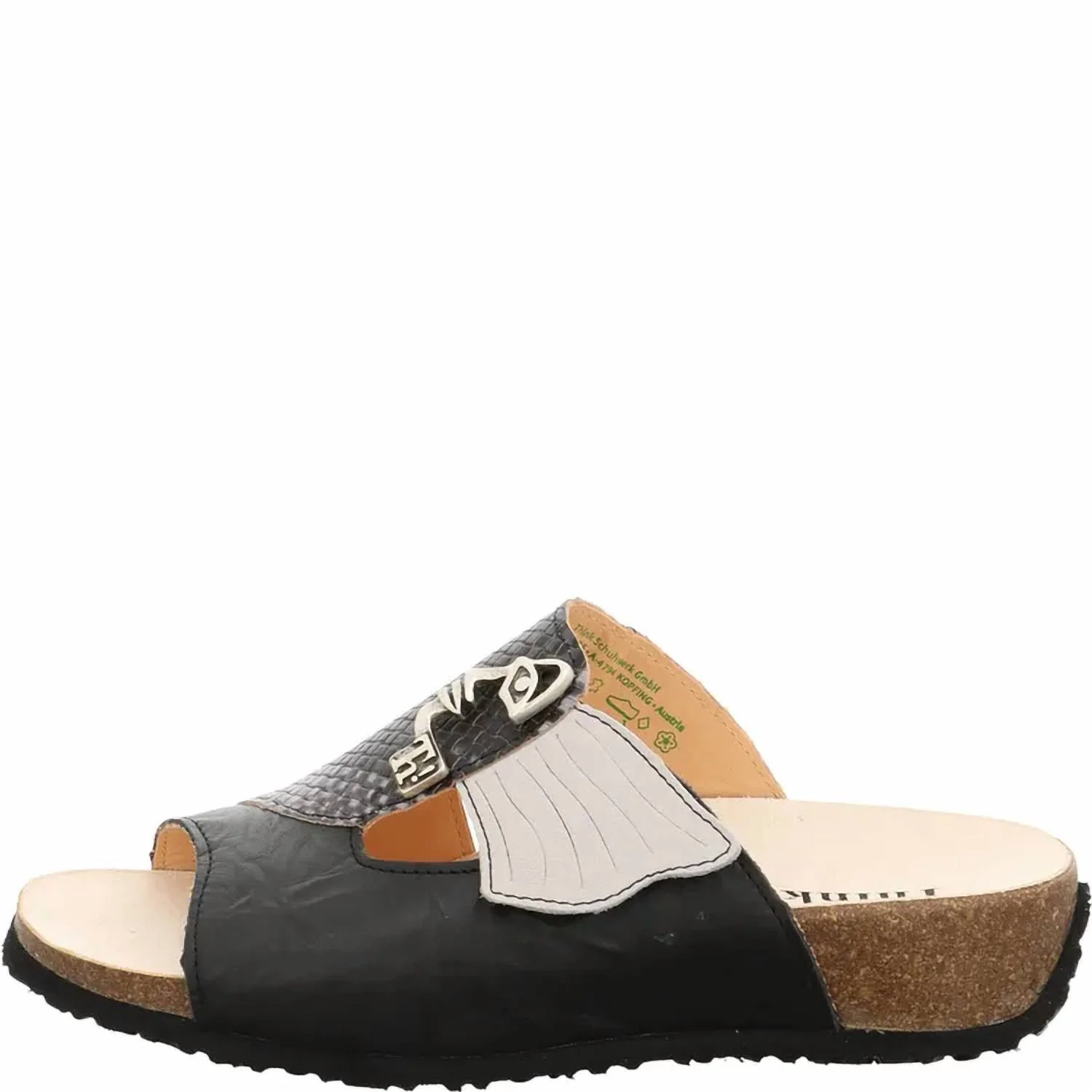 Women's Mizzi Face Sandals In Black/combi - Image 3