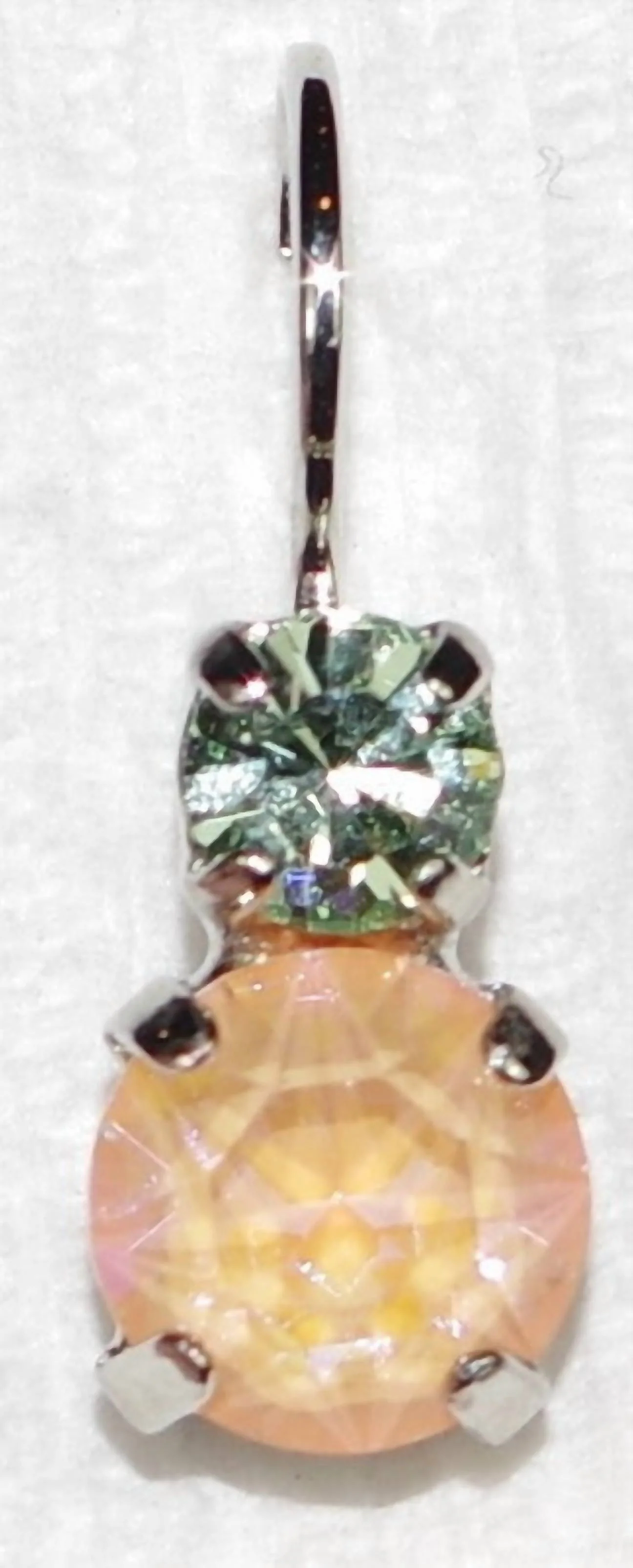 Women's Monarch Earrings In Orange/ Green - Image 2
