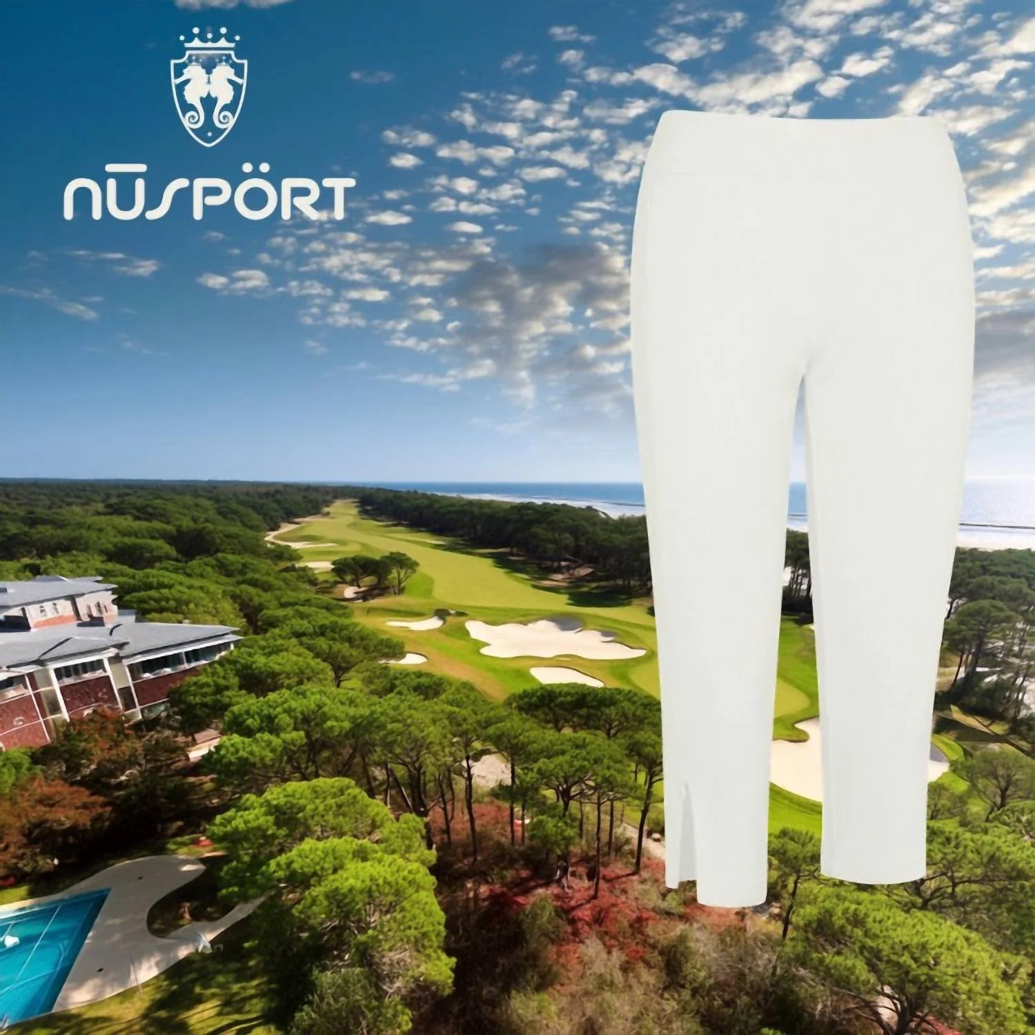 Women's Monterey Midi Pant In Sea Salt - Image 2