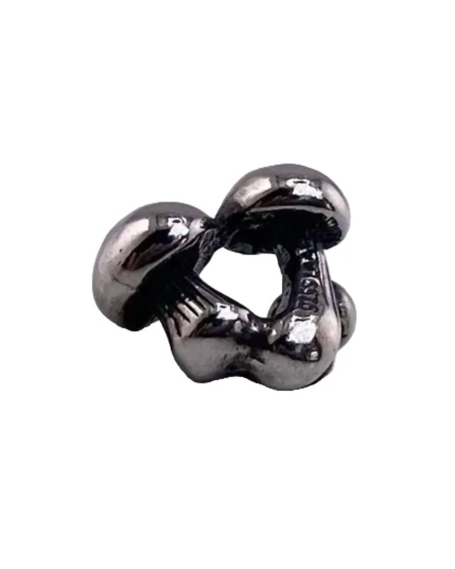 Women's Mushroom Family Bead In Silver - Image 2