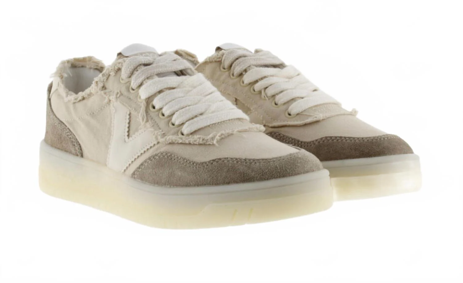 Women's Nana Tennis Sneakers In Canvas & Suede - Image 2