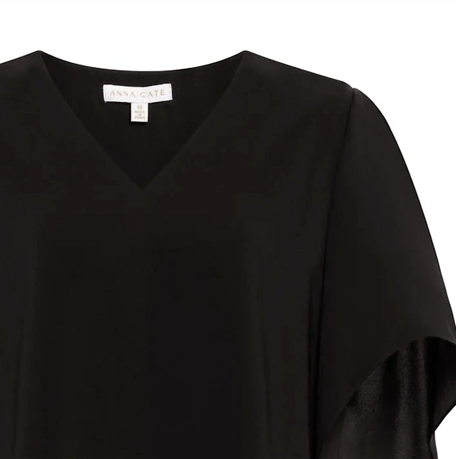 Women's Nina Short Sleeve Top In Black - Image 2