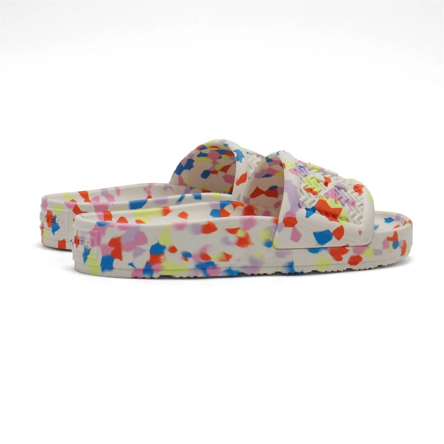 Women's Original Marble Lightweight Moulded Sliders Sandals In Shaded White - Image 5